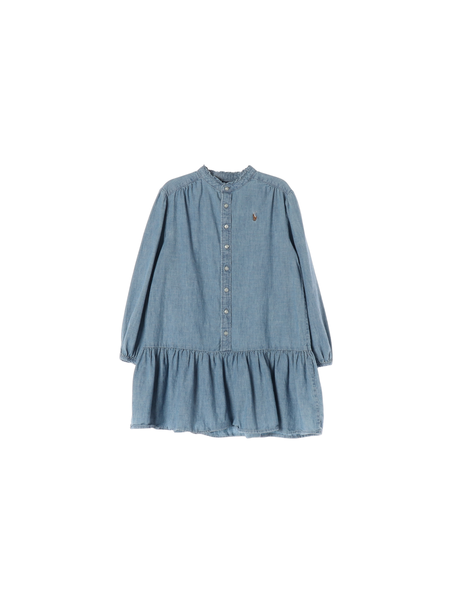 랄프로렌 페플럼 블루 데님원피스 7y 0