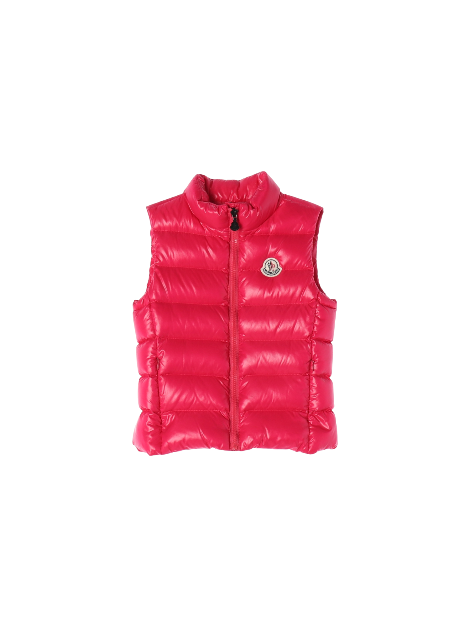 몽클레어 퀼팅 레드 패딩조끼 8y 0