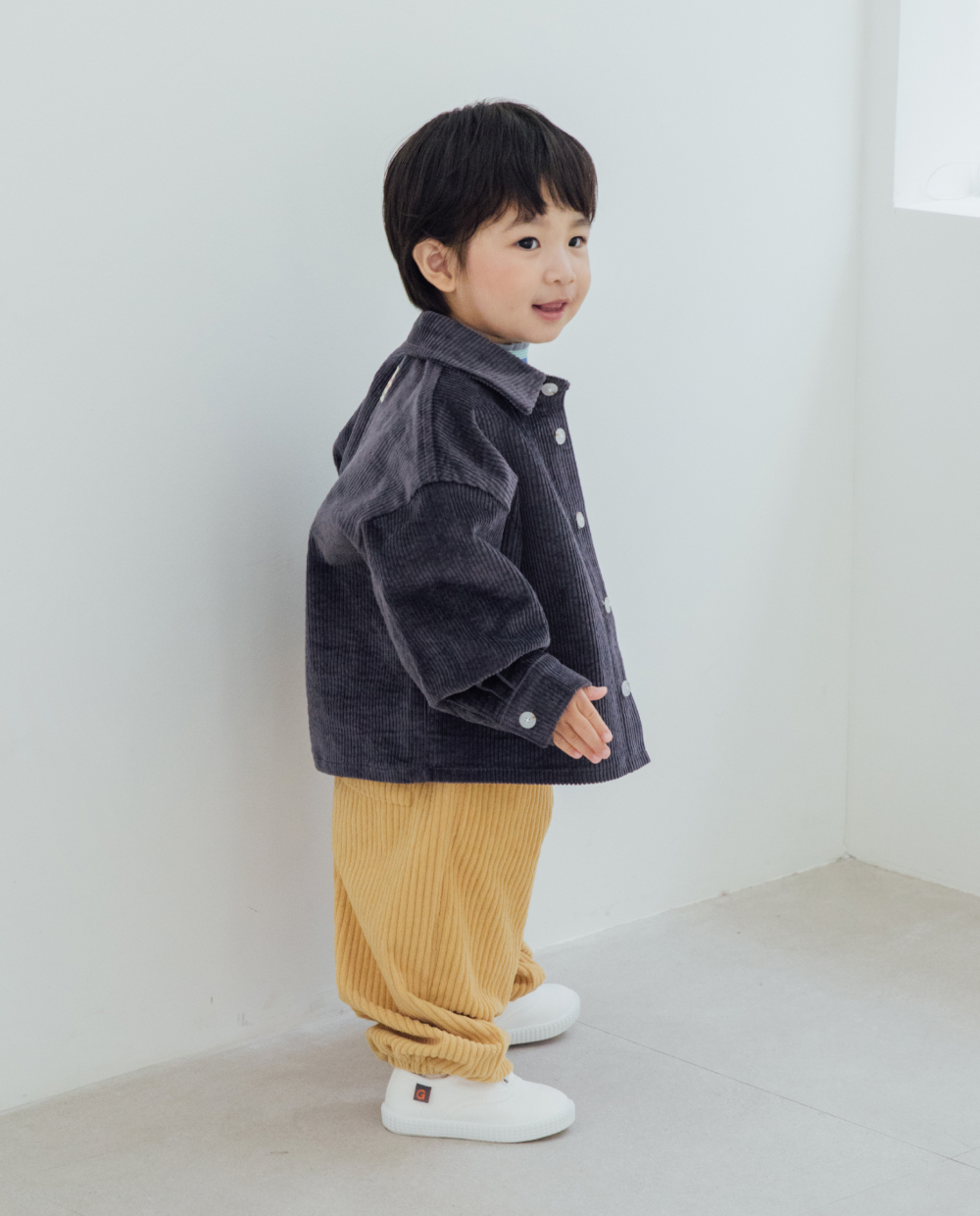 코듀로이 스판 셔츠자켓
