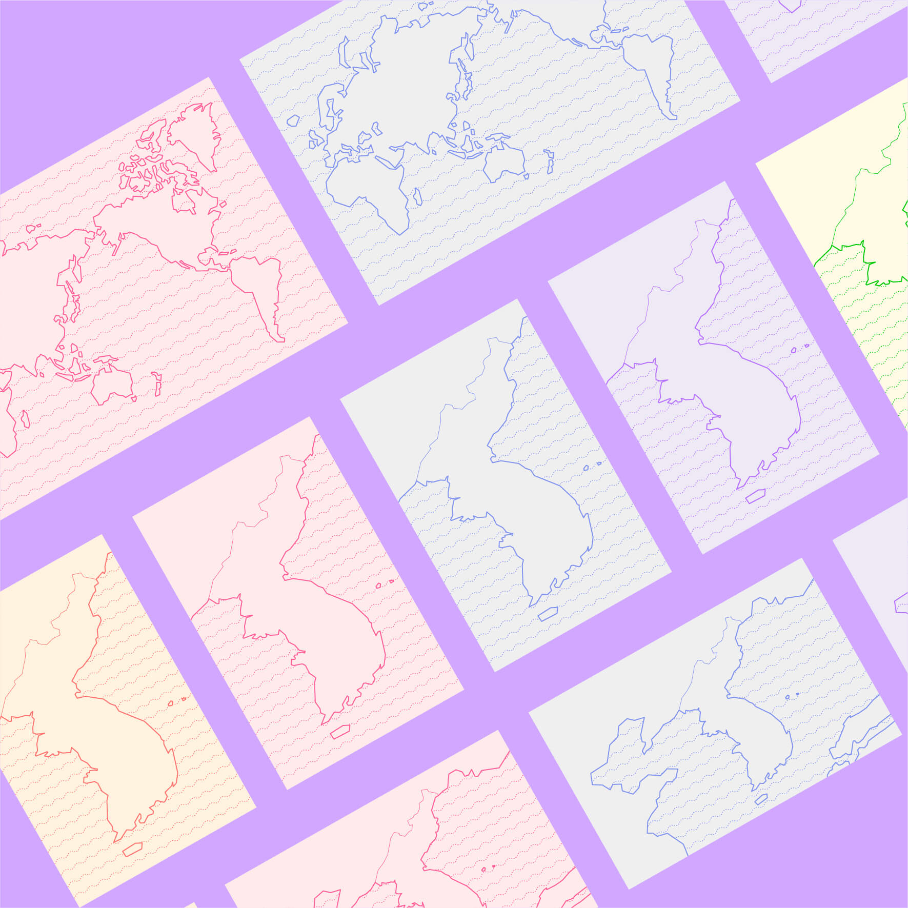 [PDF]지도 메모 팩 (15종) 3종 5color PNG