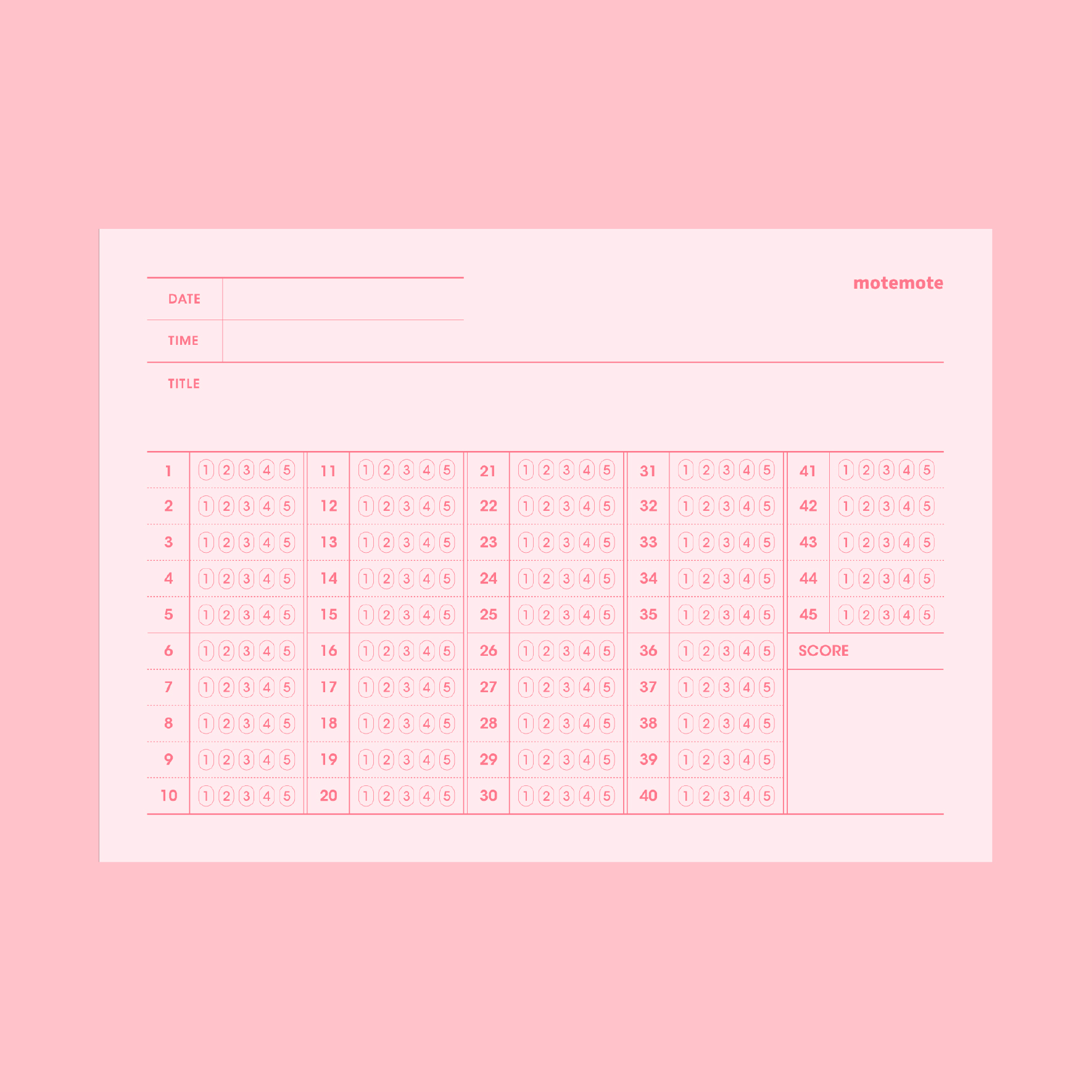 [PDF]메모블럭 팩 - OMR (10 colors) PNG