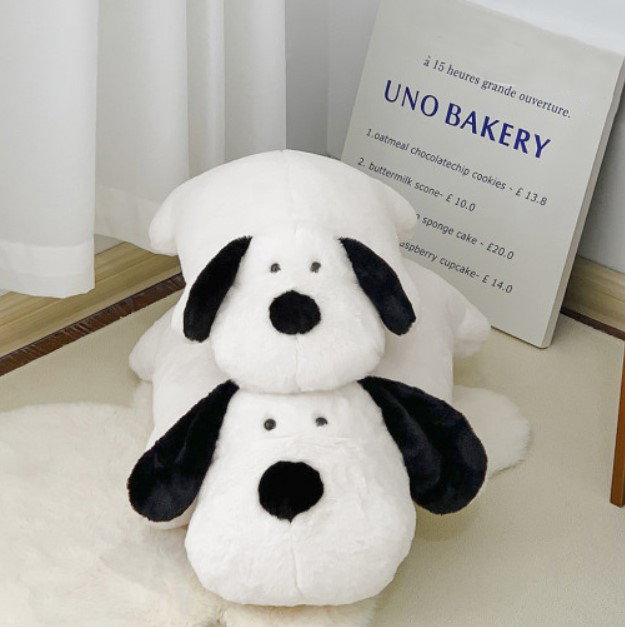 귀여운 멍멍이 쿠션 수면 베개 애착 강아지 인형 친구 우정 커플 집들이 선물 45cm