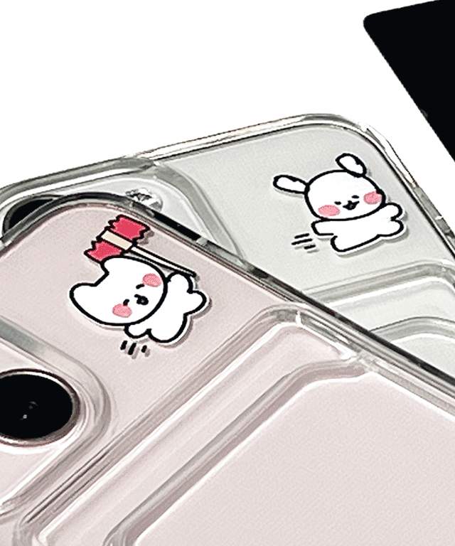 [카드수납!] 하찮은 뿅망치 런 댕냥이 포켓젤리 귀여운 카드포켓 젤리 케이스