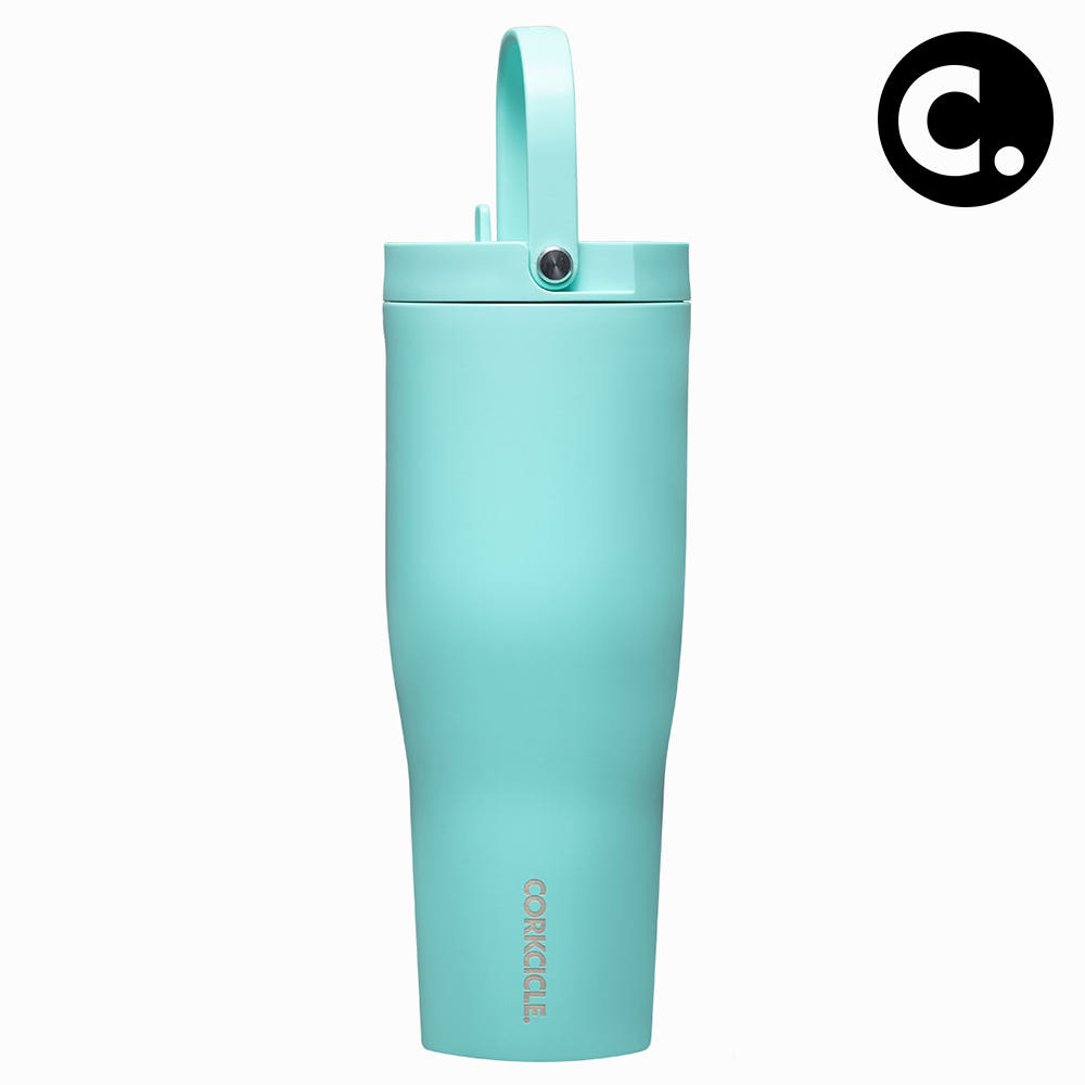 콕시클 고컵 XL 텀블러 대용량 밀폐 손잡이 빨대 스텐 보냉보온 890ml