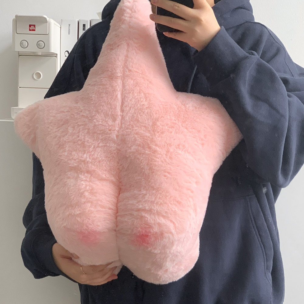 귀여운 뚱별 뚱이 불가사리 엉덩이 애착 인형 등받이 쿠션 집순이 집들이 친구 인테리어 선물