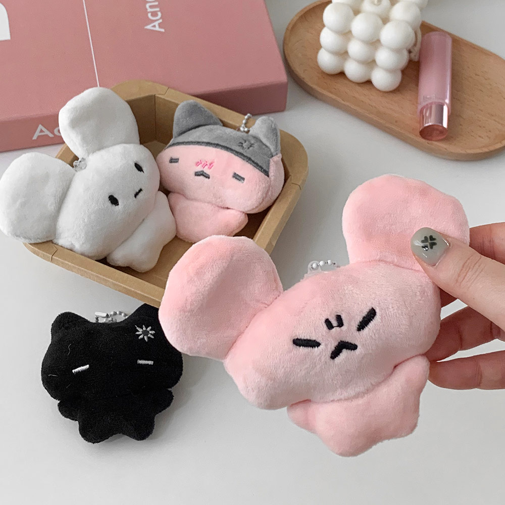 귀여운 동물 귀큰 쥐돌이 고양이 인형 키링 가방 인싸 키홀더 열쇠고리 생일 친구 우정 커플 선물