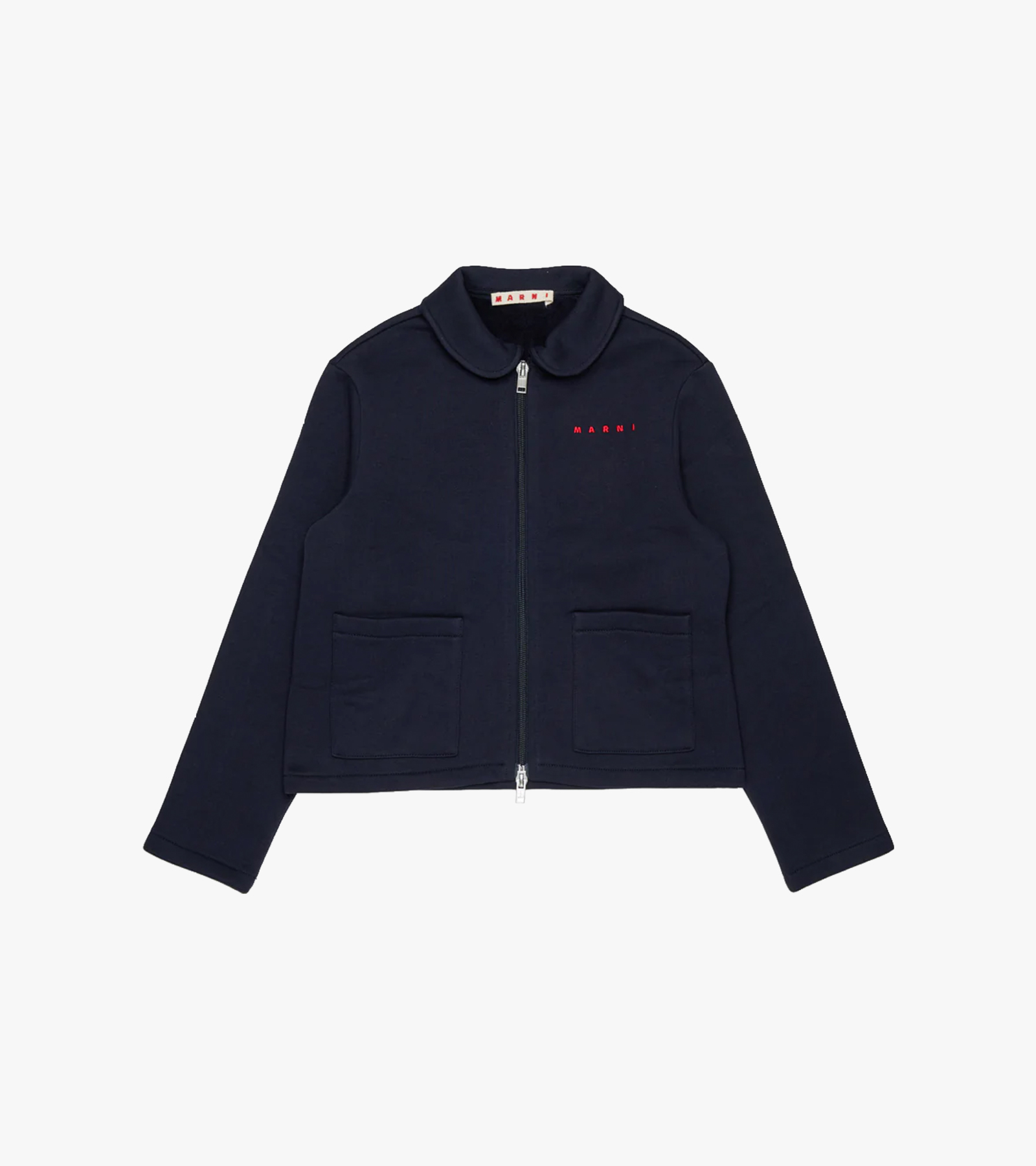 Collared Knit Jacket