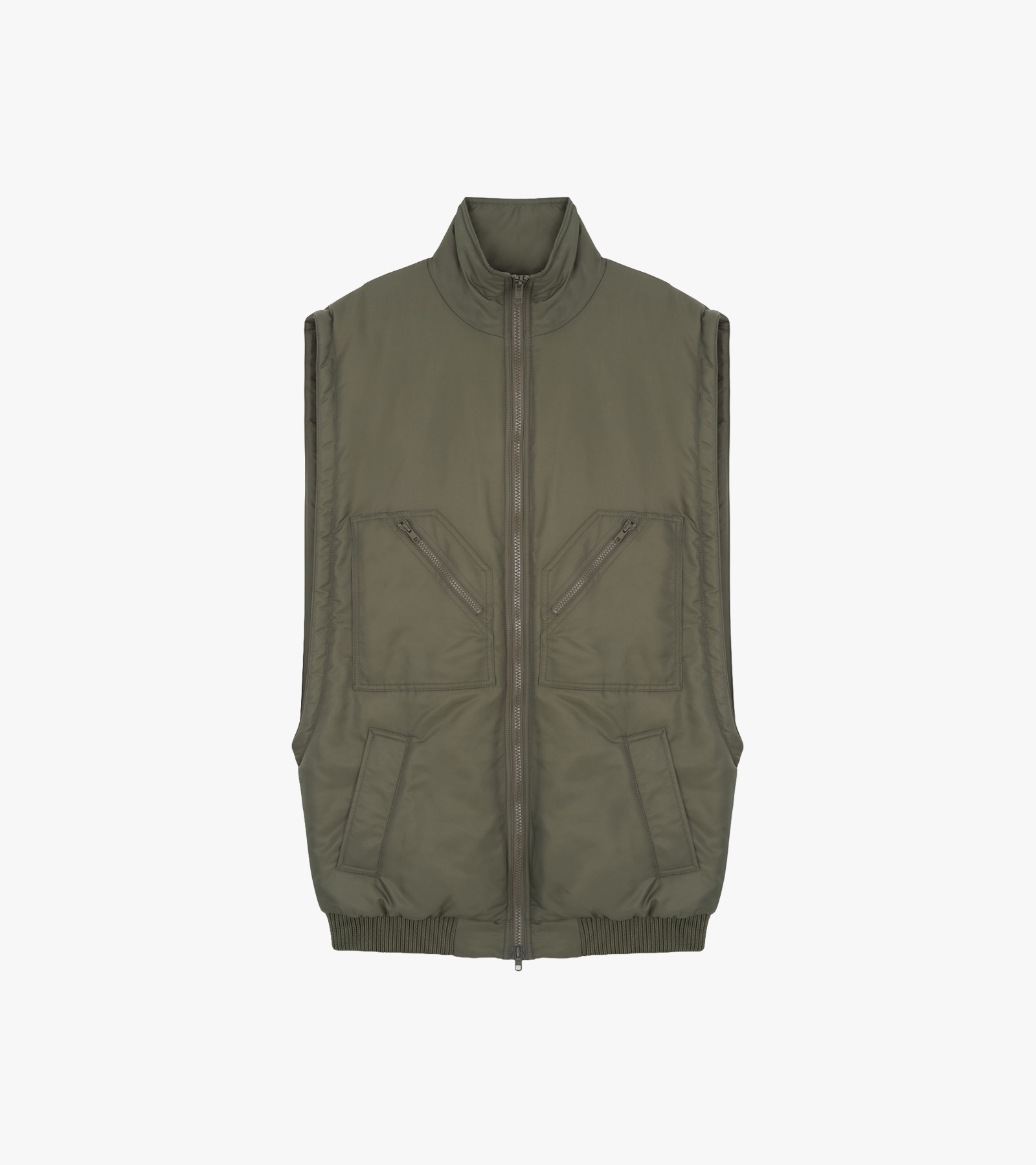Nylon Zip Pocket Vest