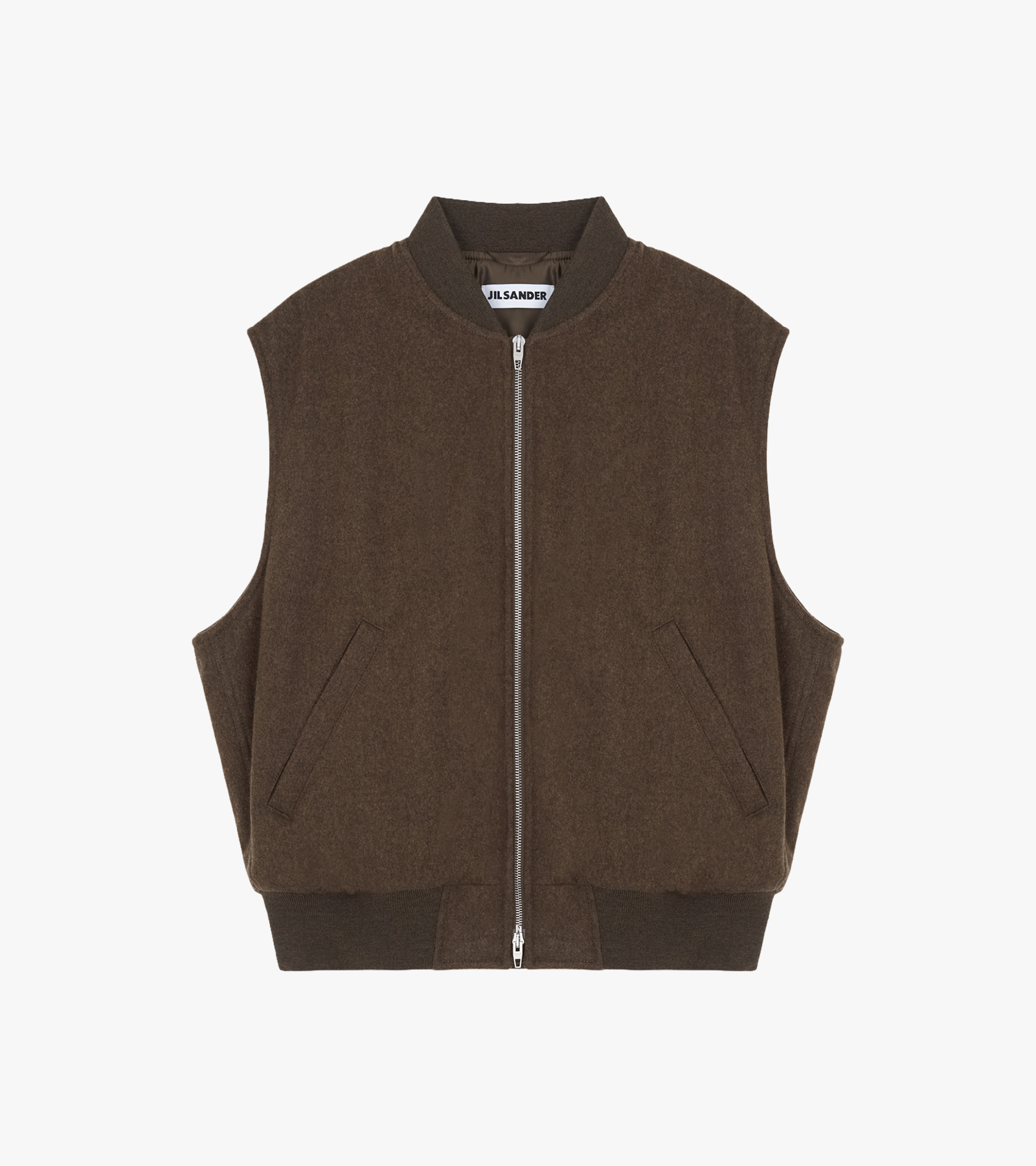 Felted Wool Flannel Sport Vest