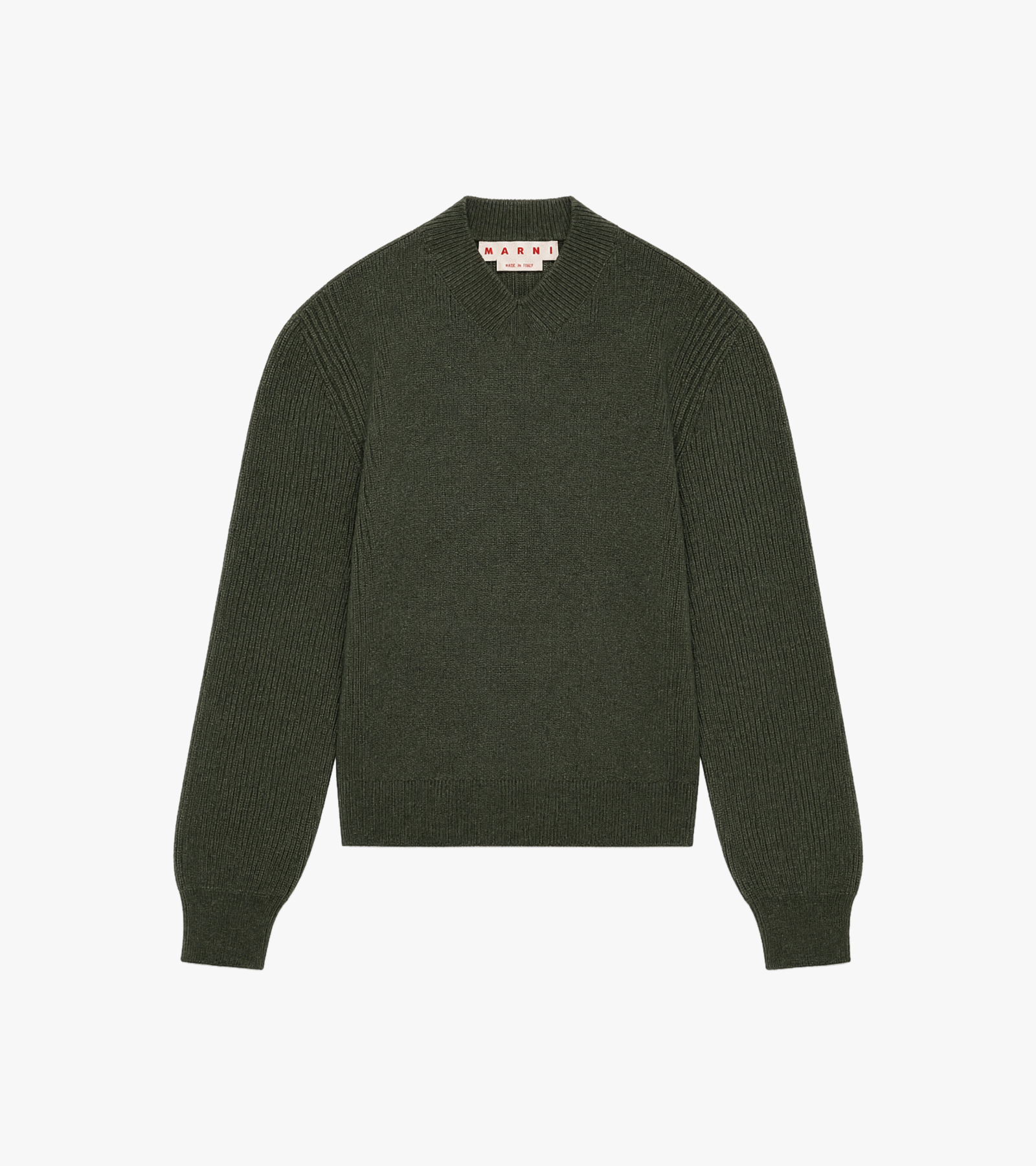 Grey Virgin Wool and Cashmere Sweater