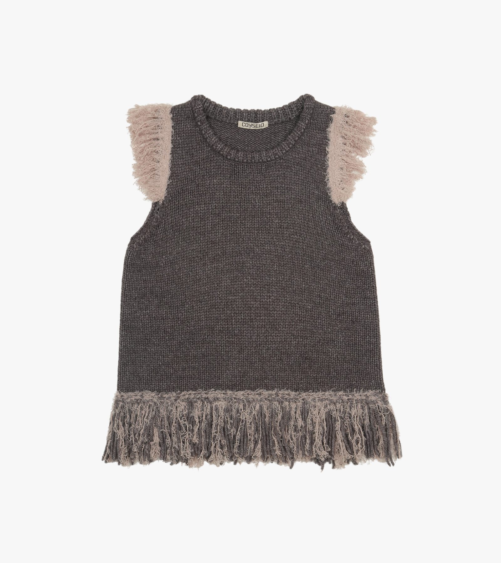 Hairy Sleeveless Knit