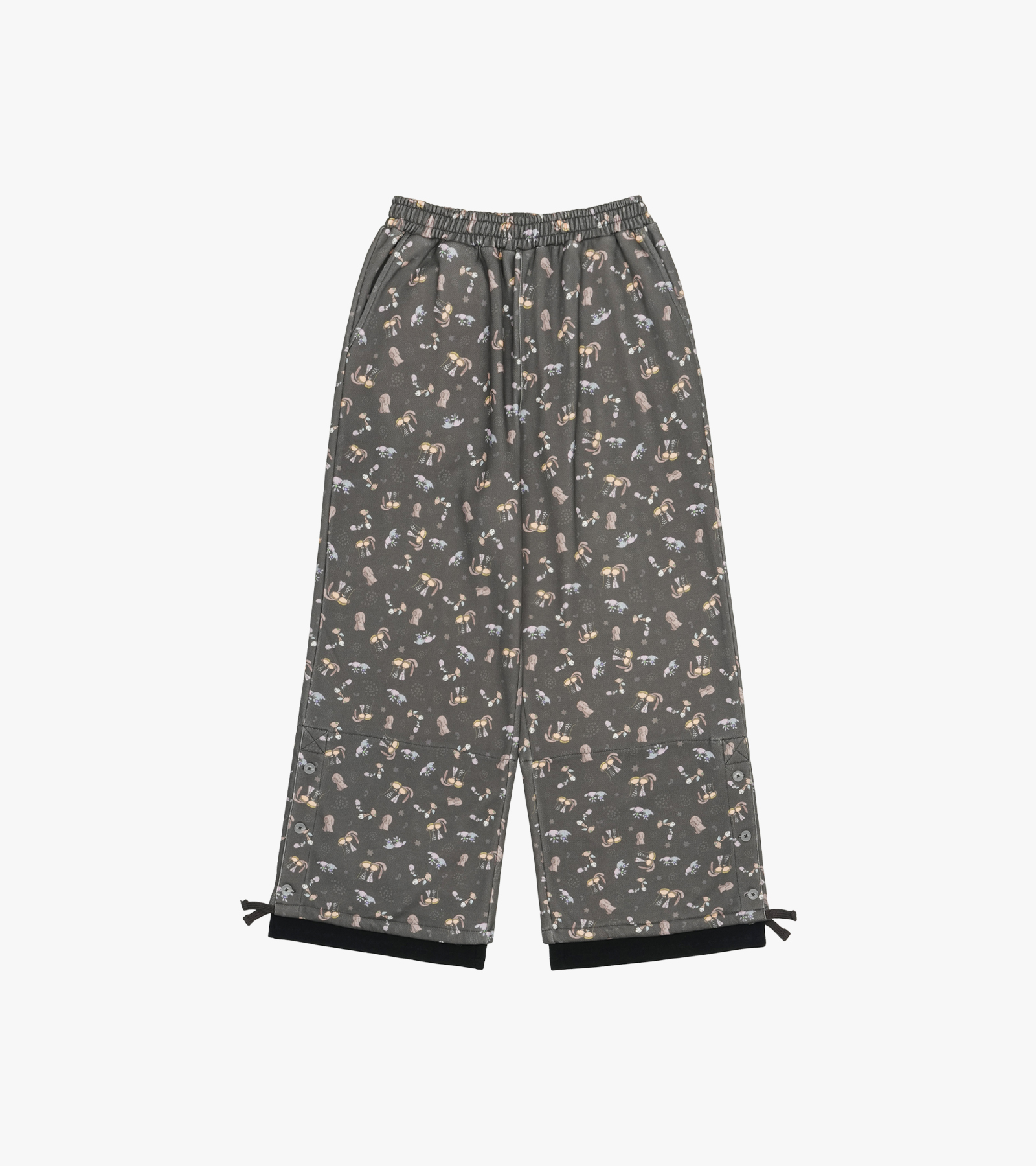 Teji Side Button Pattern Sweatpants