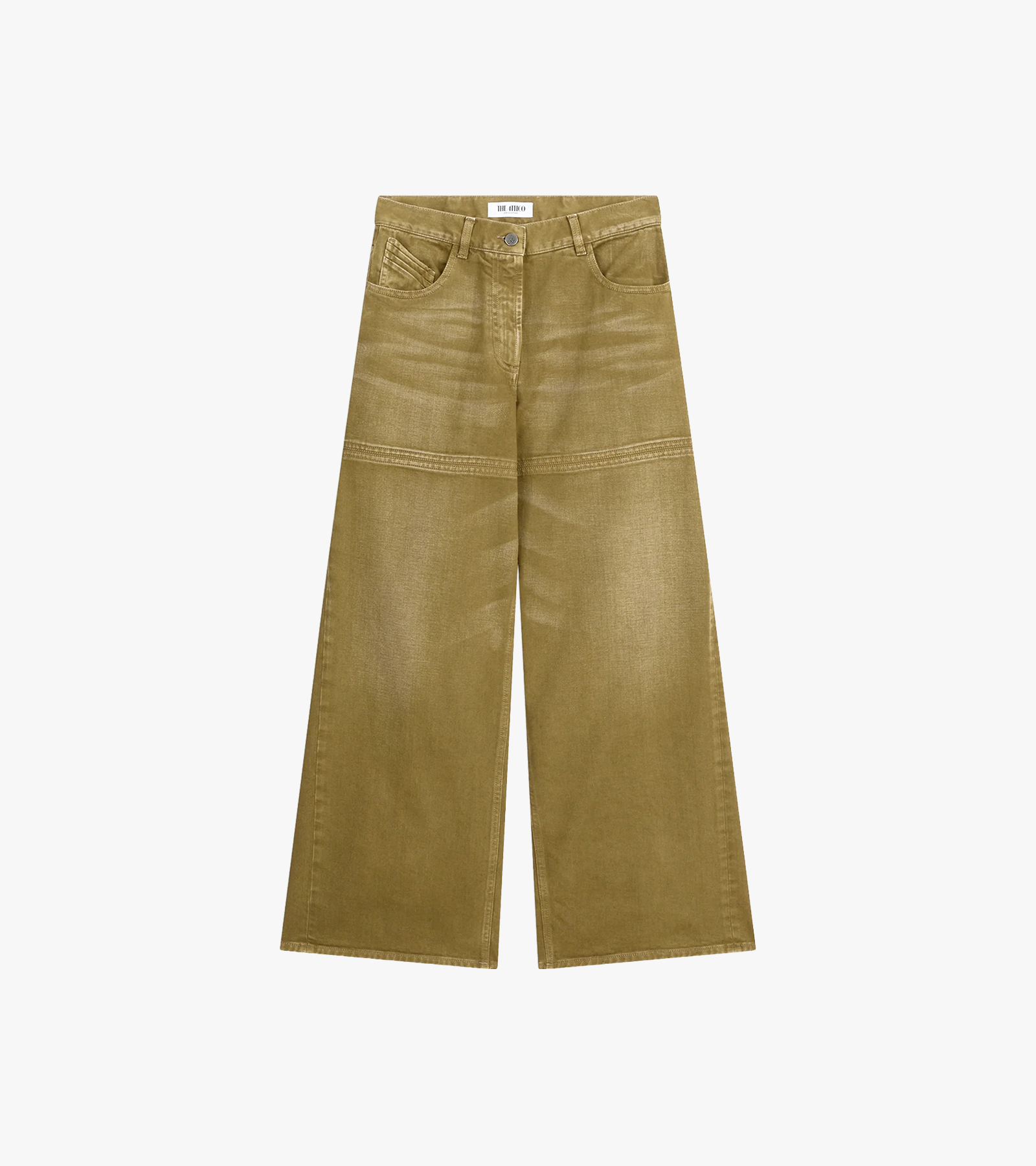 Brushed Green Jeans