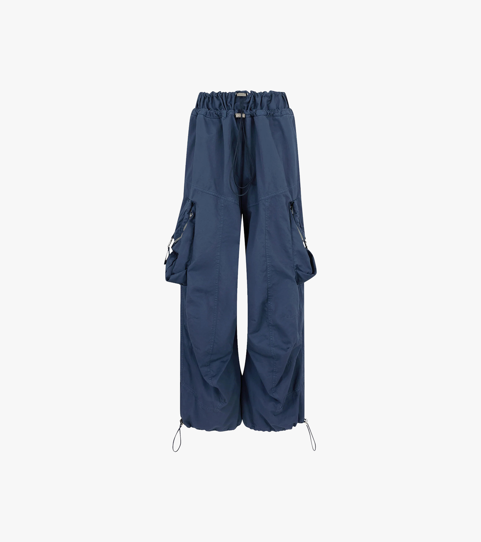 Washed Blue Cargo Pants