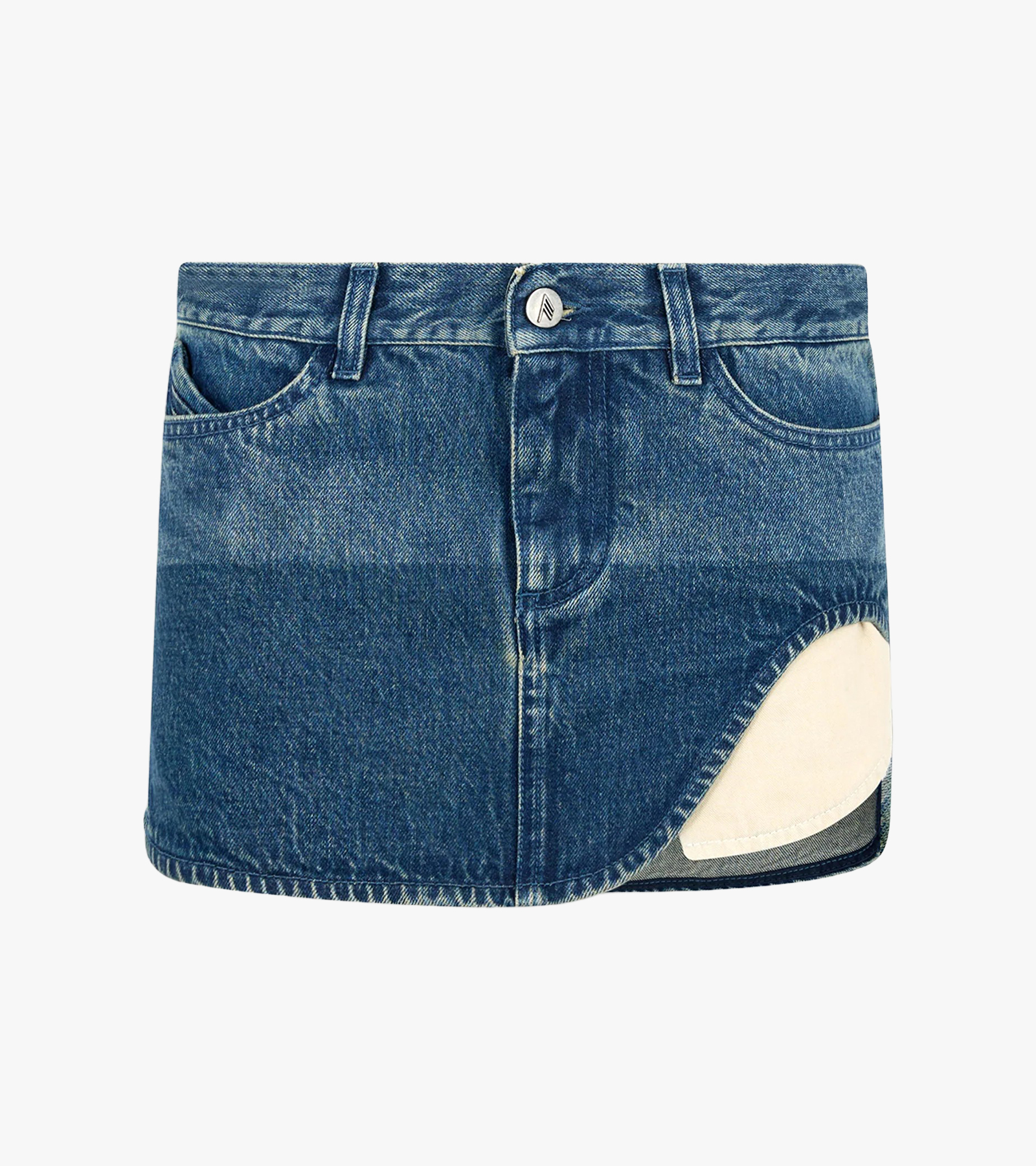 Deep Blue Mini Skirt