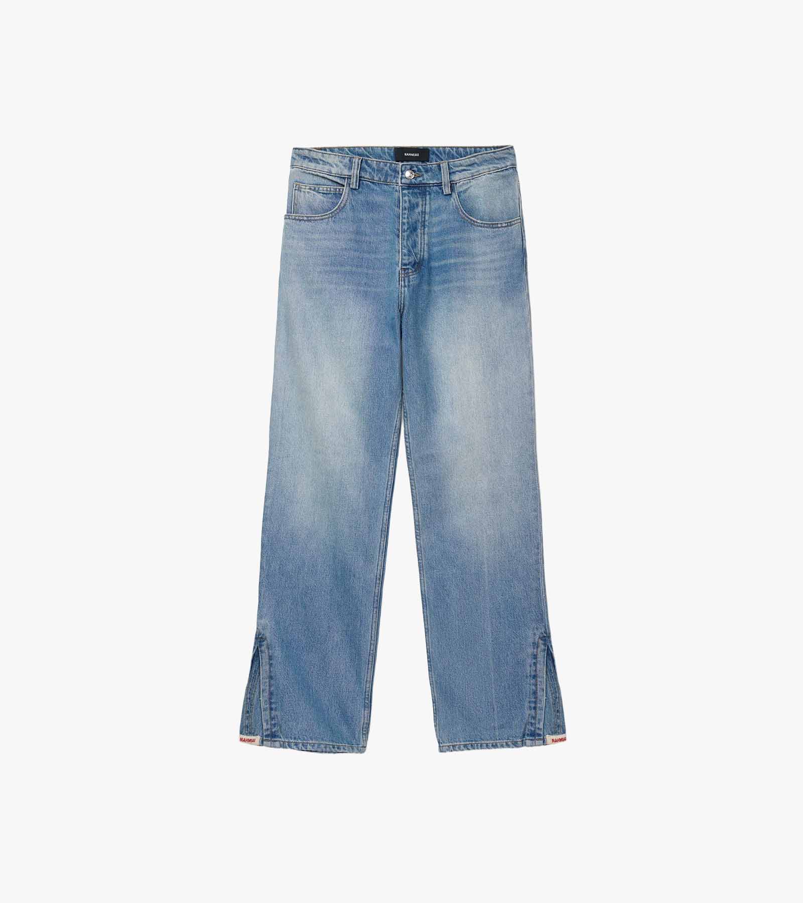 Split Seam Straight Leg Jean