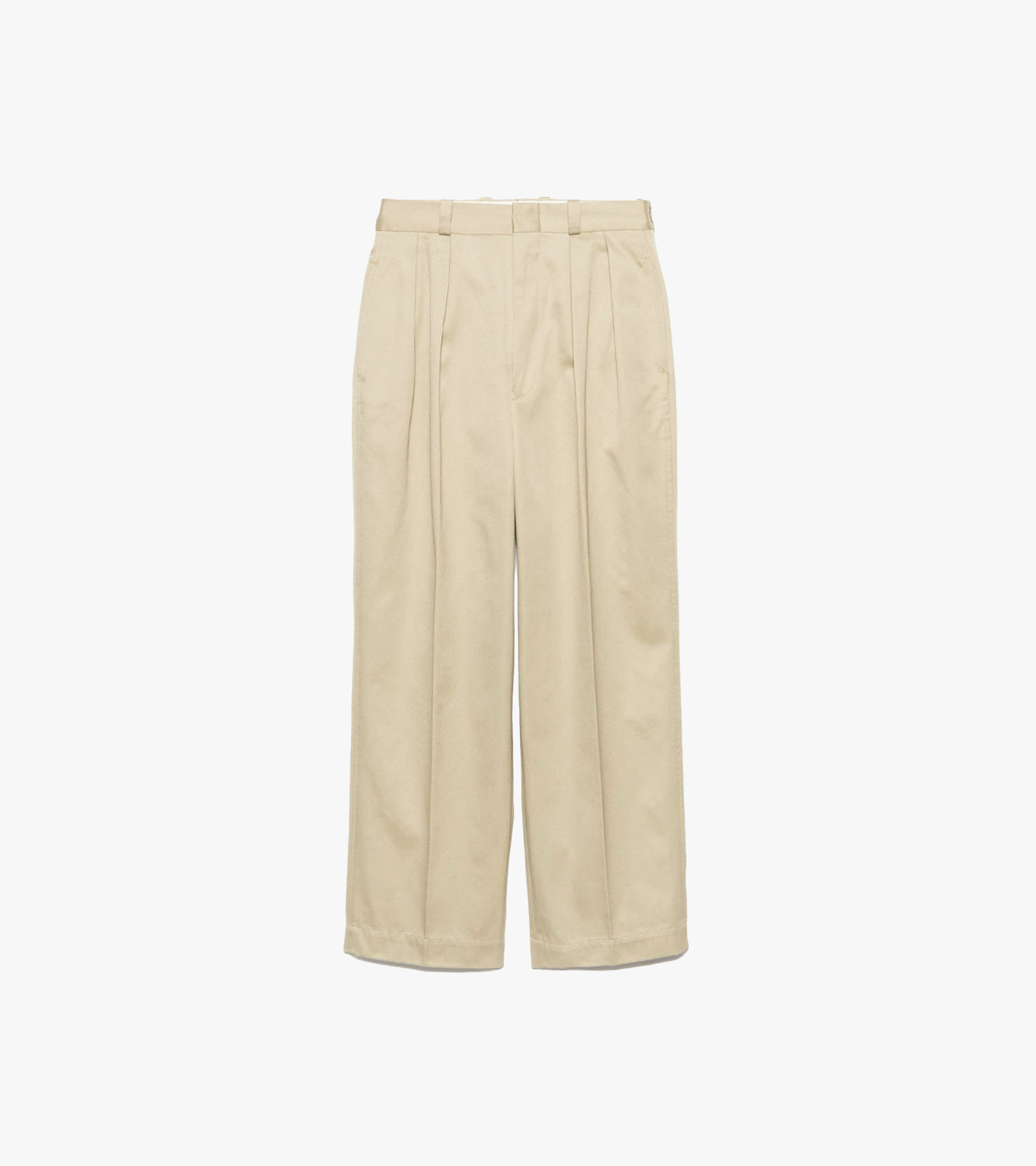 Double Pleated Chino Pants