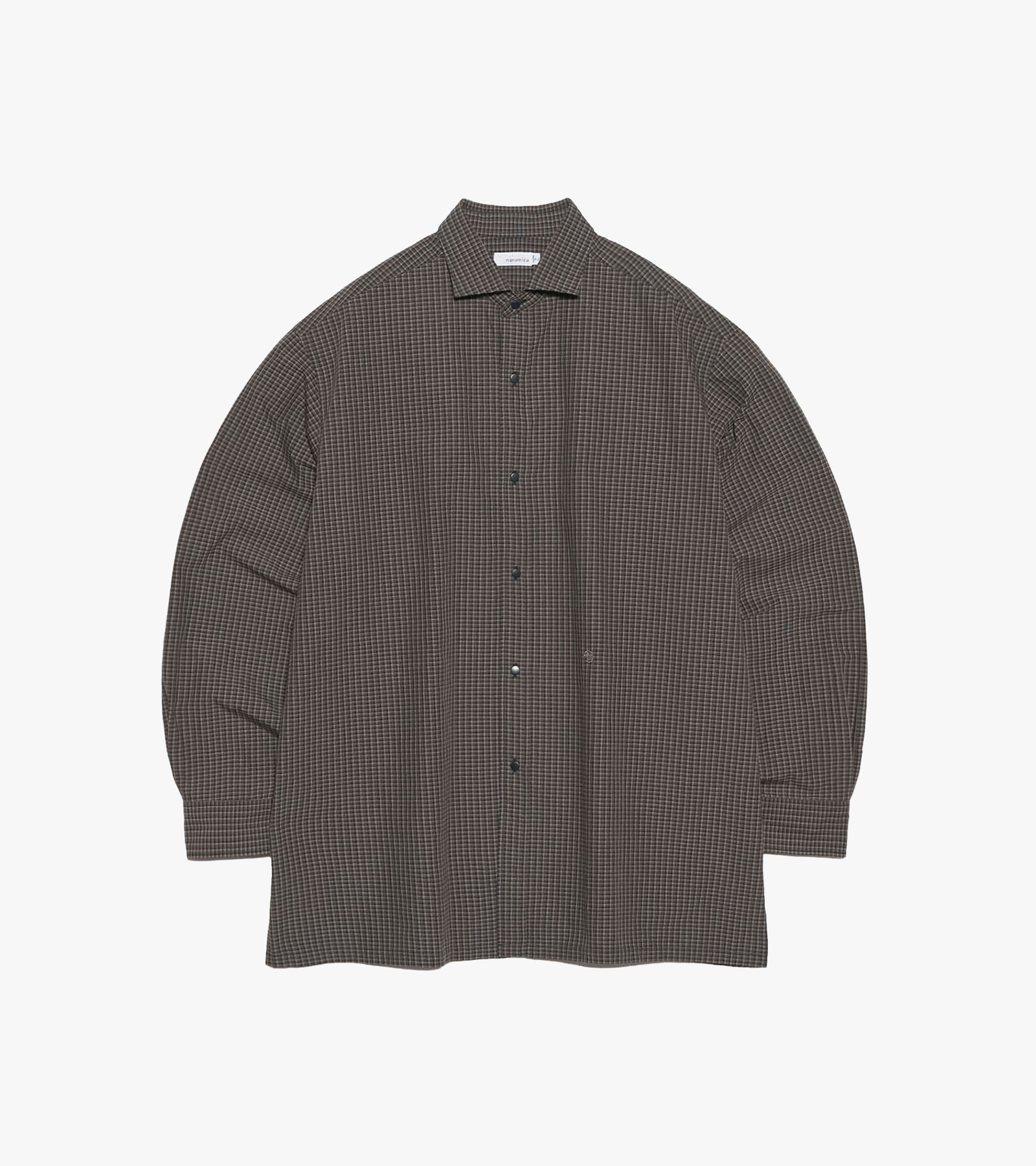 Micro Plaid Wind Shirt