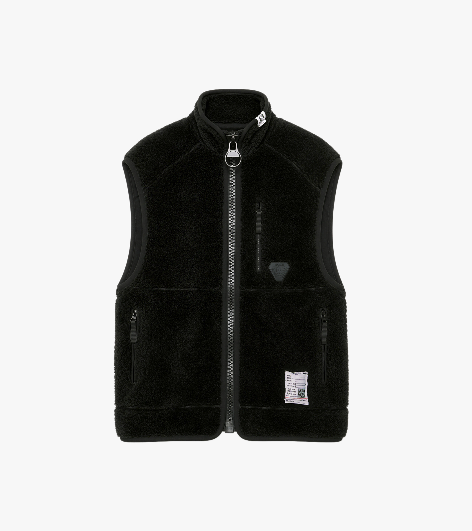 Wide Back Boa Vest