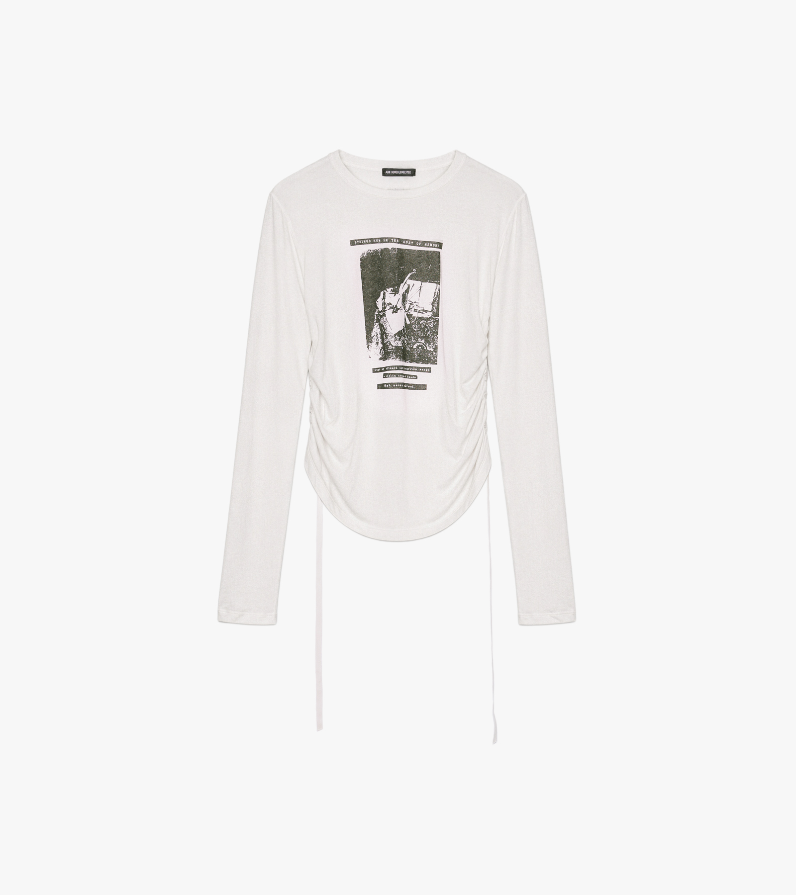 Dot Wrinkled Cropped Top