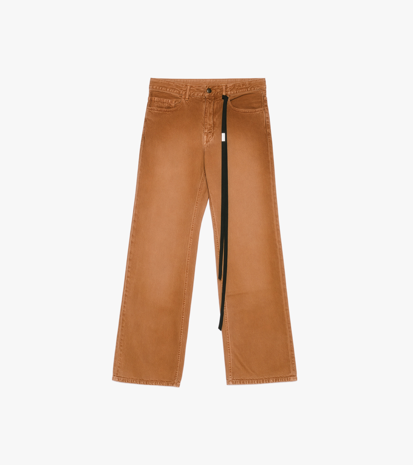 Modest 5-Pockets Relaxed Flared Trousers
