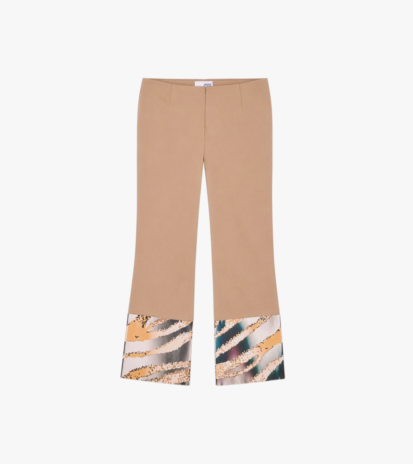 Hem Patchwork Tailored Trousers