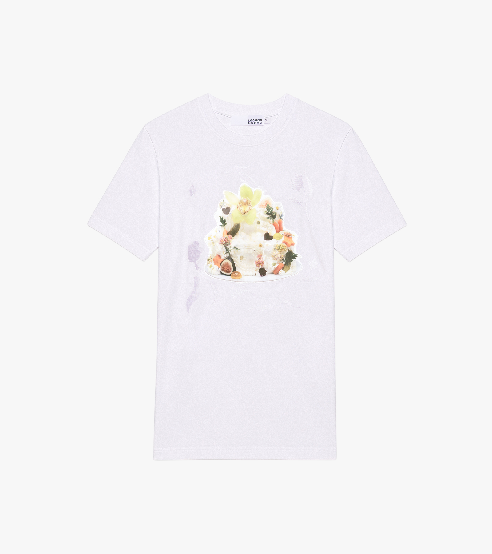 Embroiderd Queremos Pasteles Cake Patch Tee