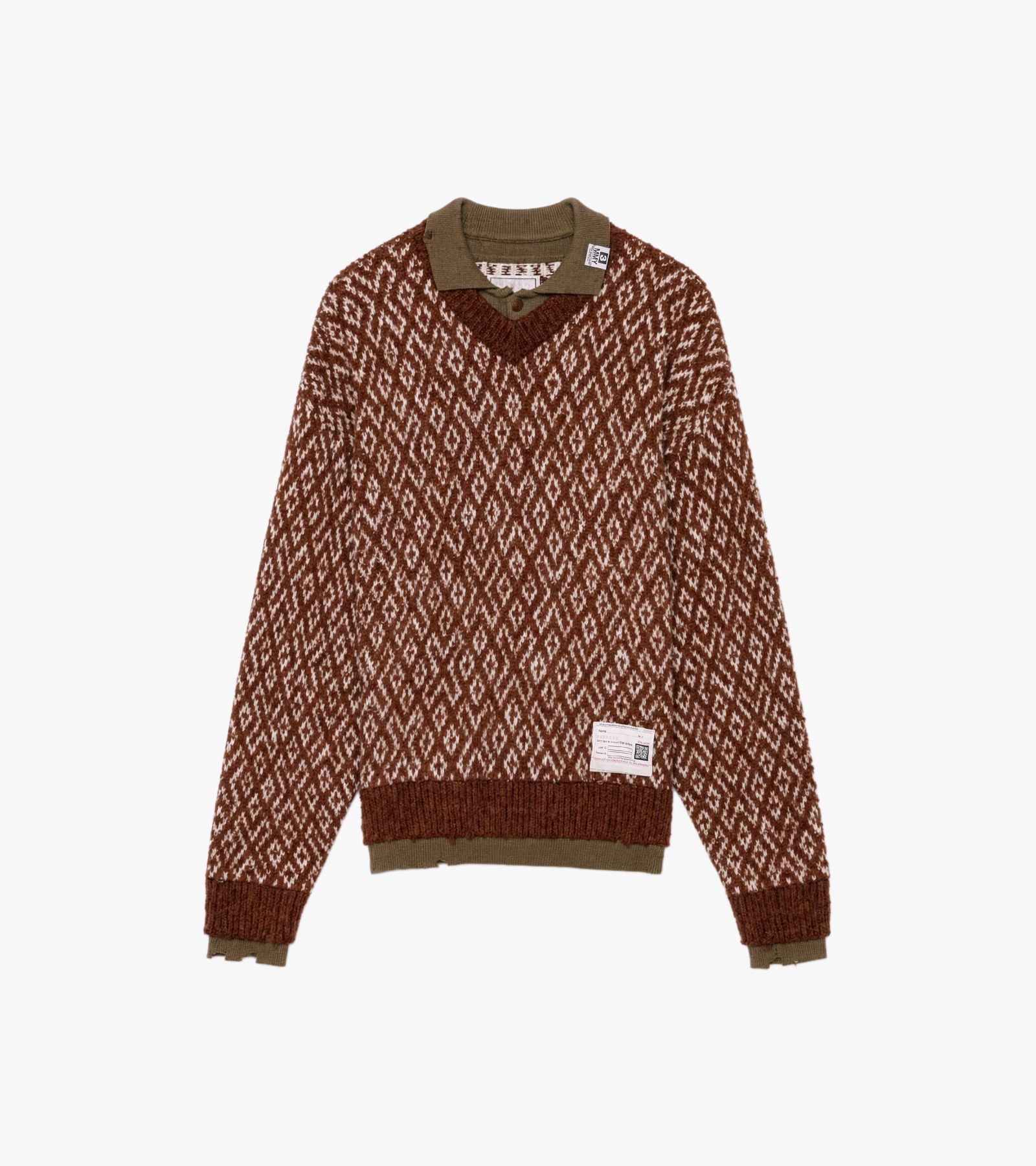 Layered Knit Pullover