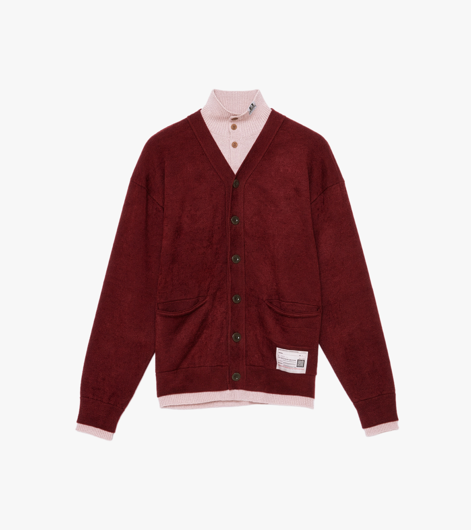 Layered Knit Cardigan