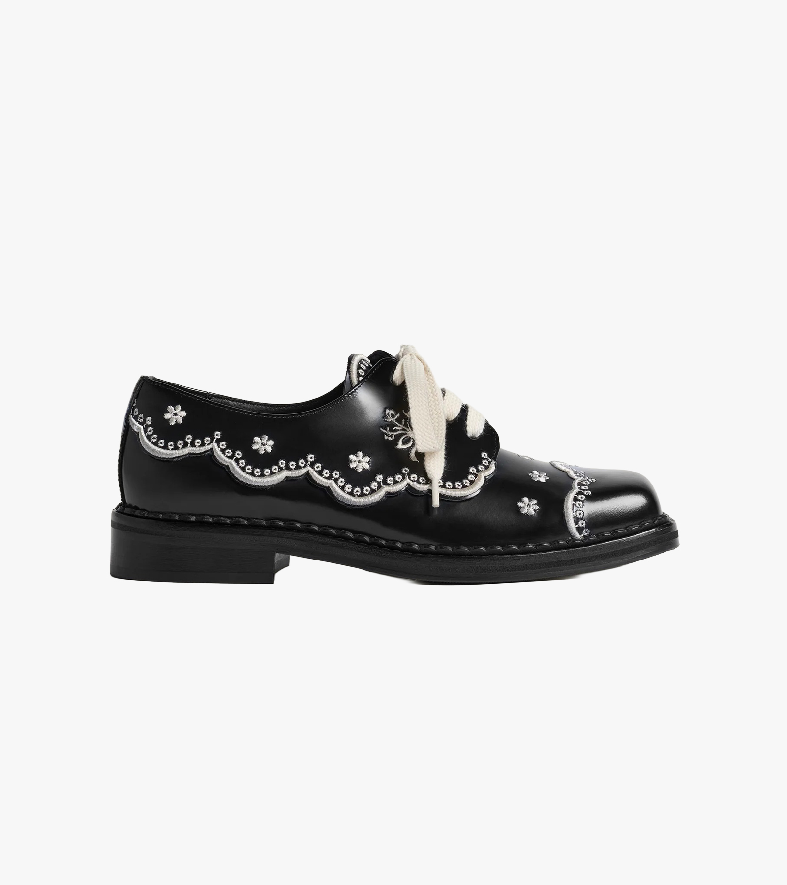 Floral Lace Brogue