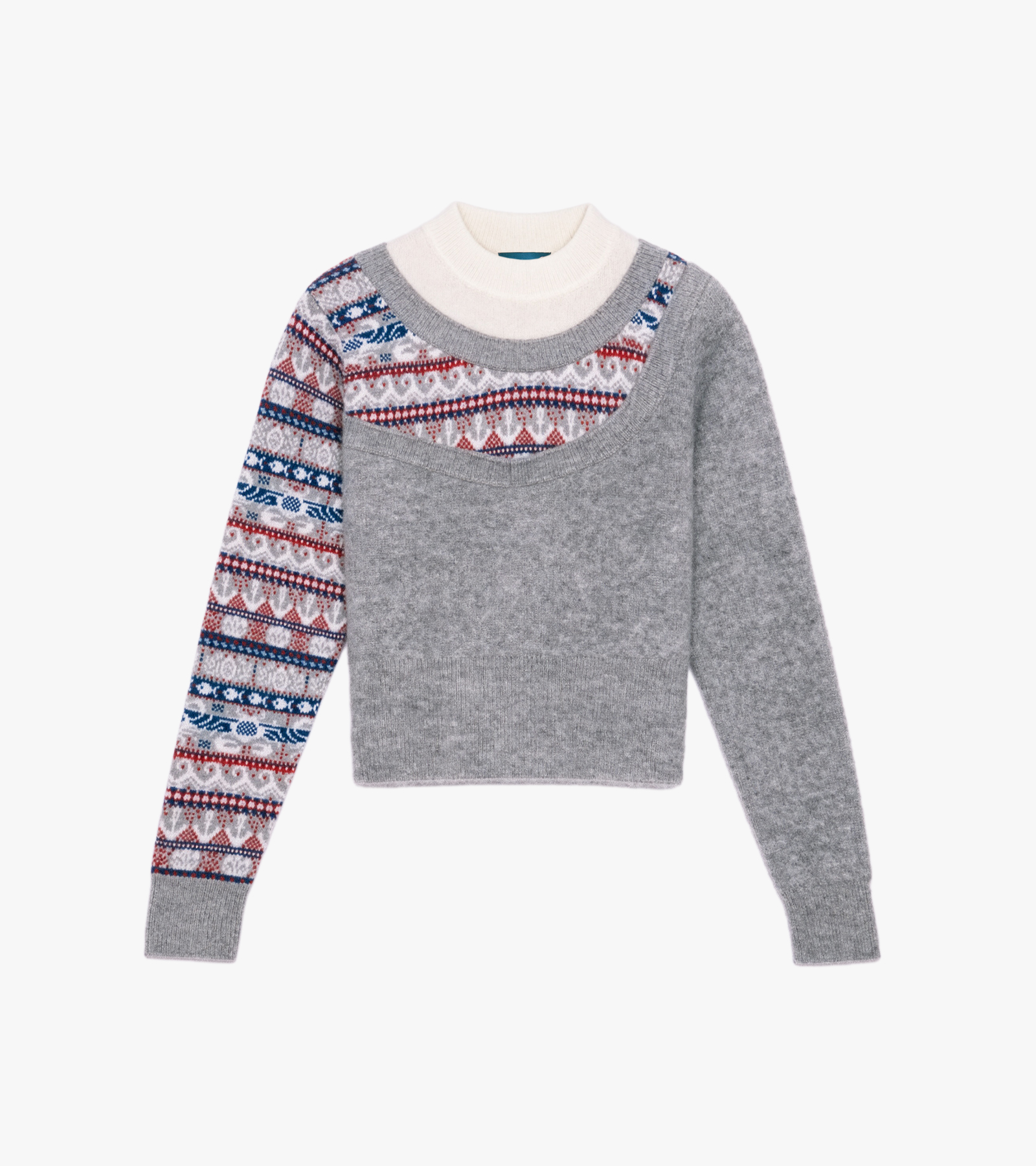 Layered Knit Pullover