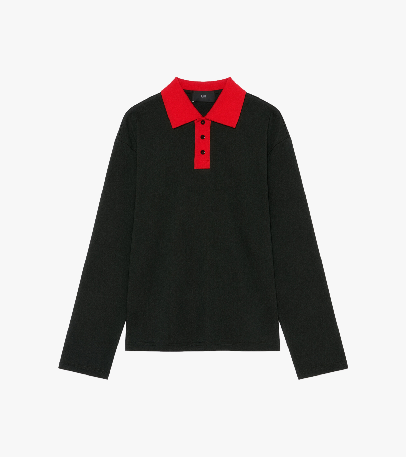 Contrast-Collar Polo