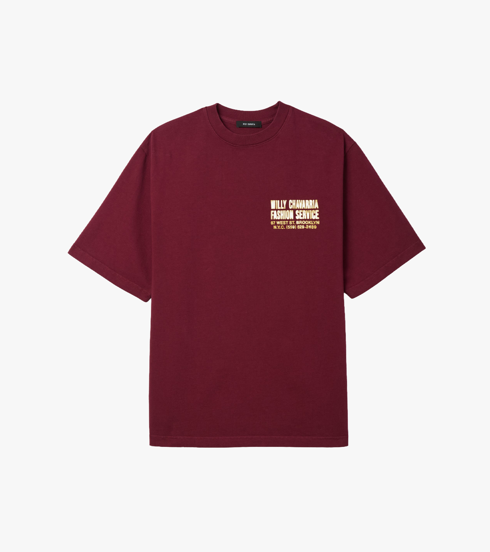 Willy Chavarria Fashion Services Standard Tee