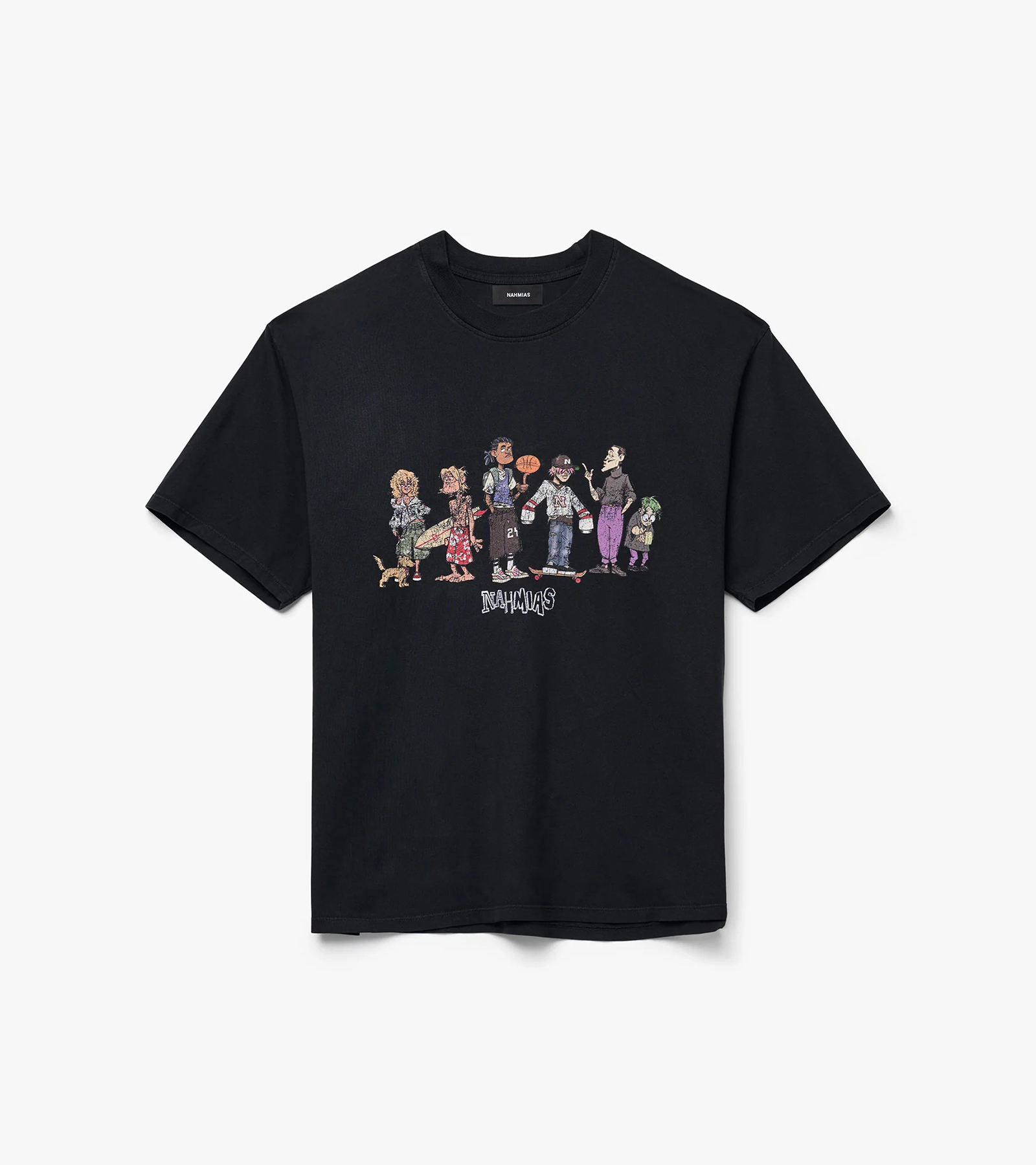 Cartoon Warning Boxy Tee
