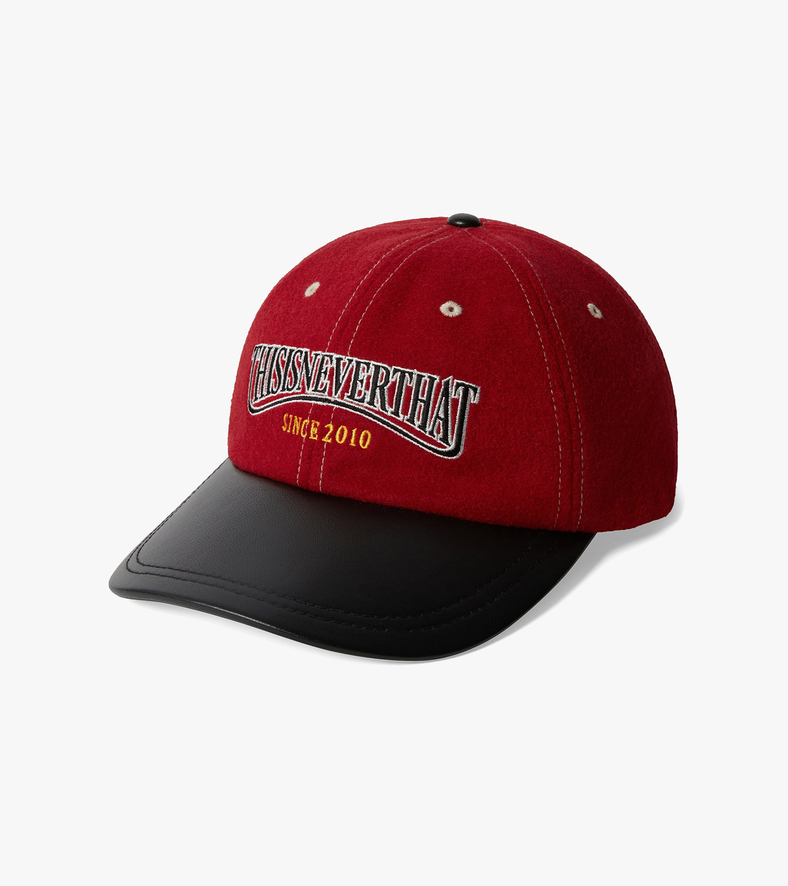 Visor Leather Cap