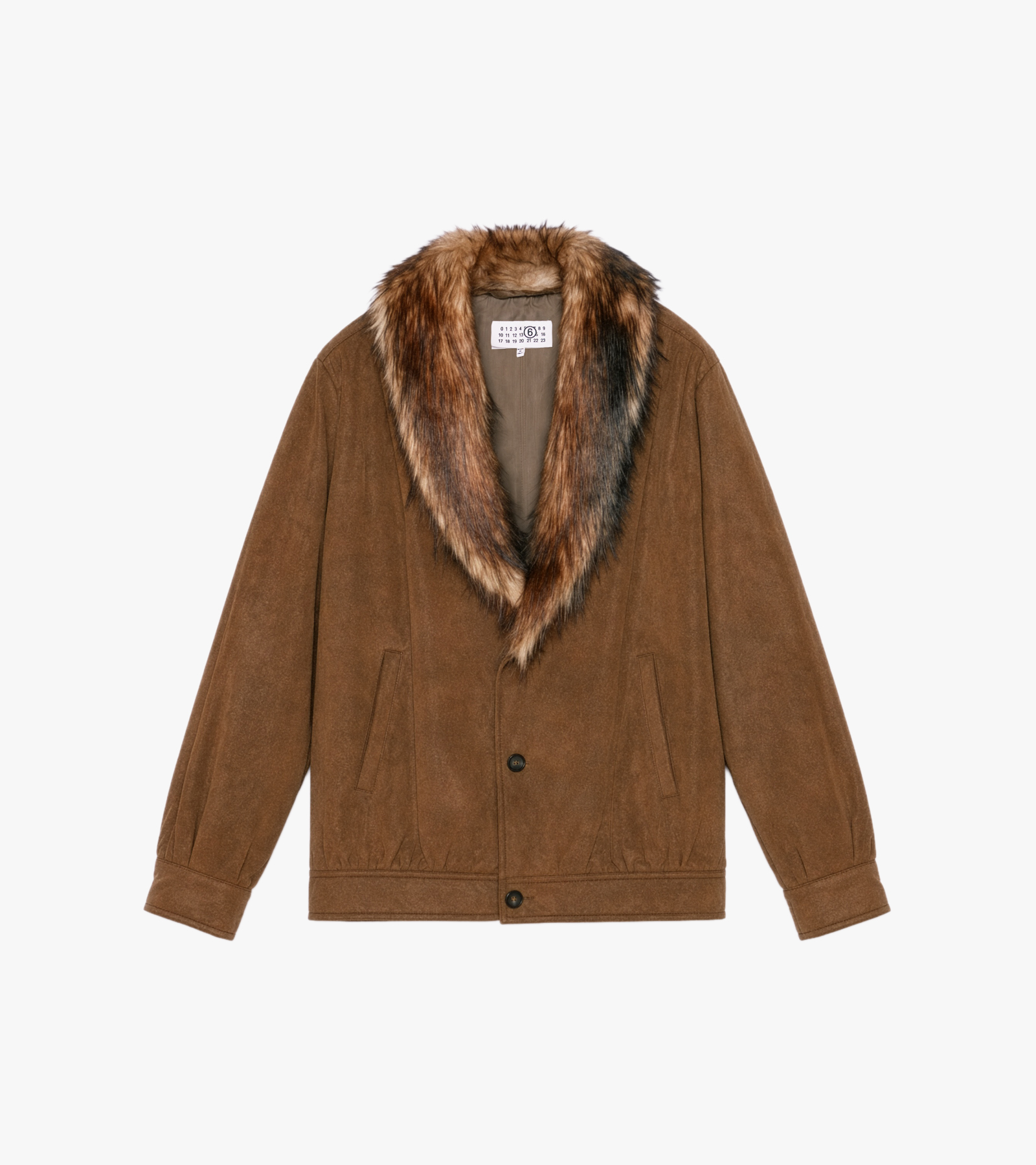 Faux Fur Collar Jacket