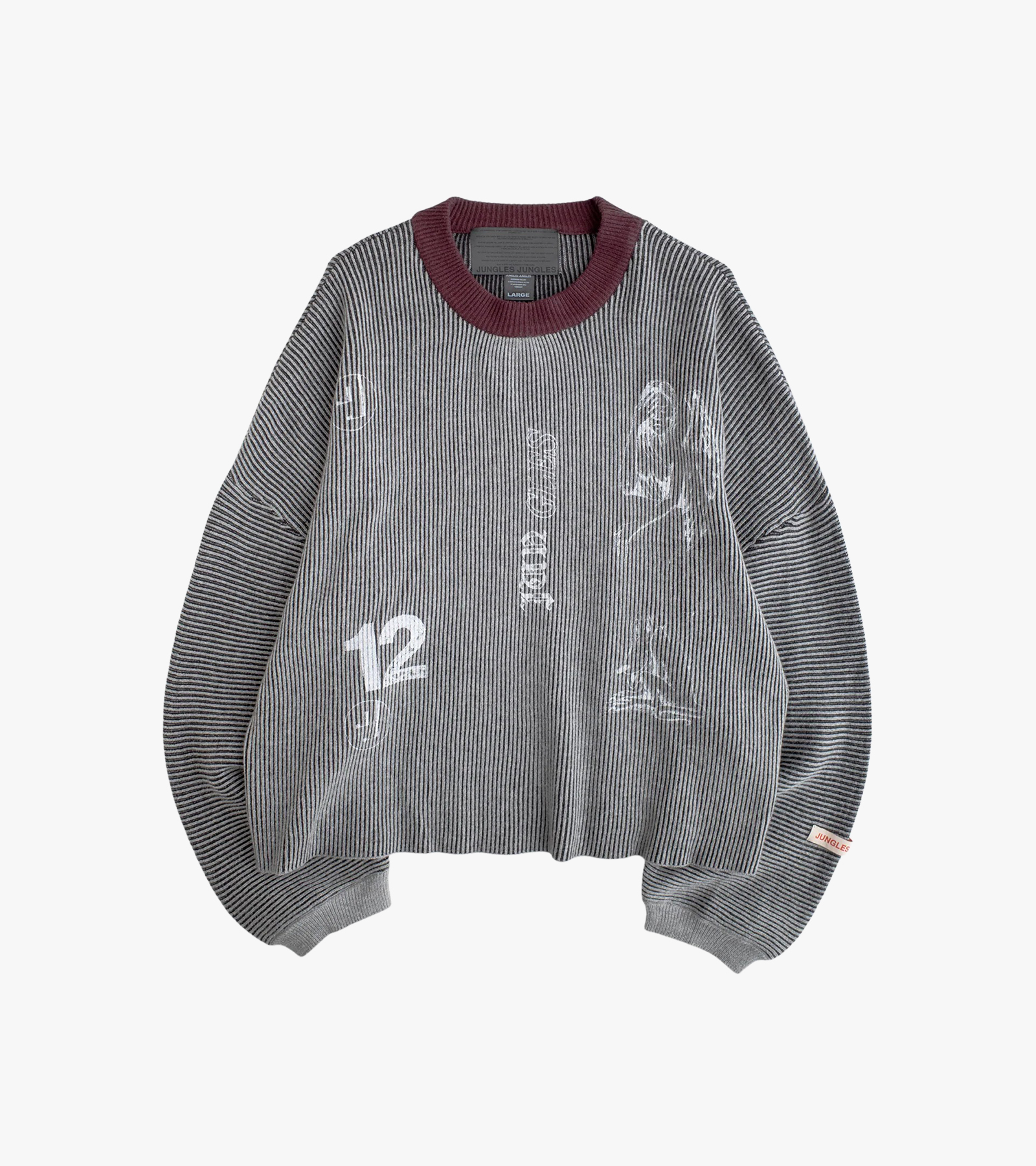 Brief Moment Two Tone Rib Knit