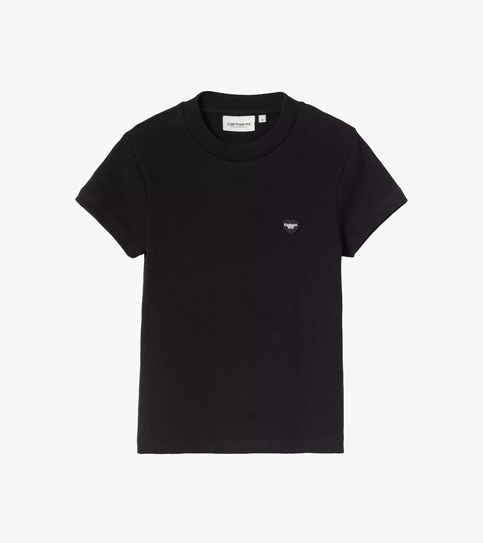 Women's S/S Small Heart Patch T-Shirt