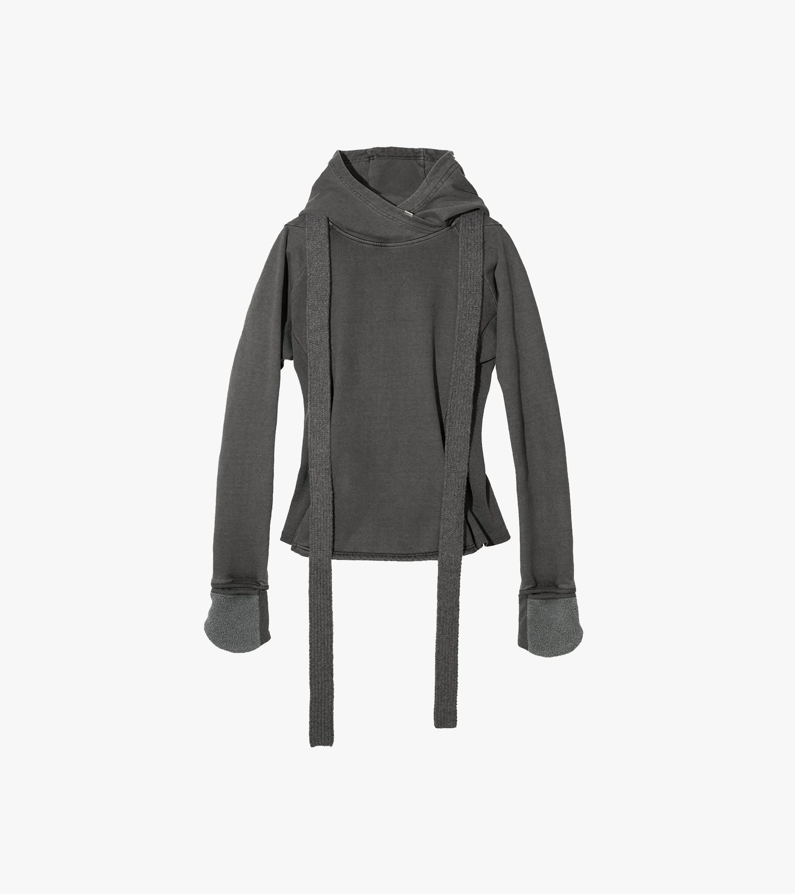 Glove Hoodie With Muffler