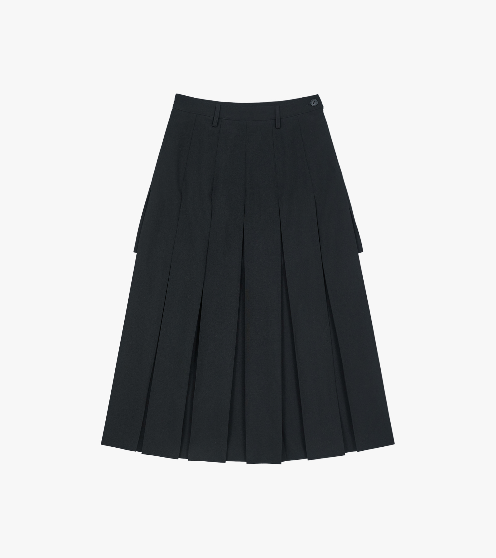 Pleated Midi Skirt