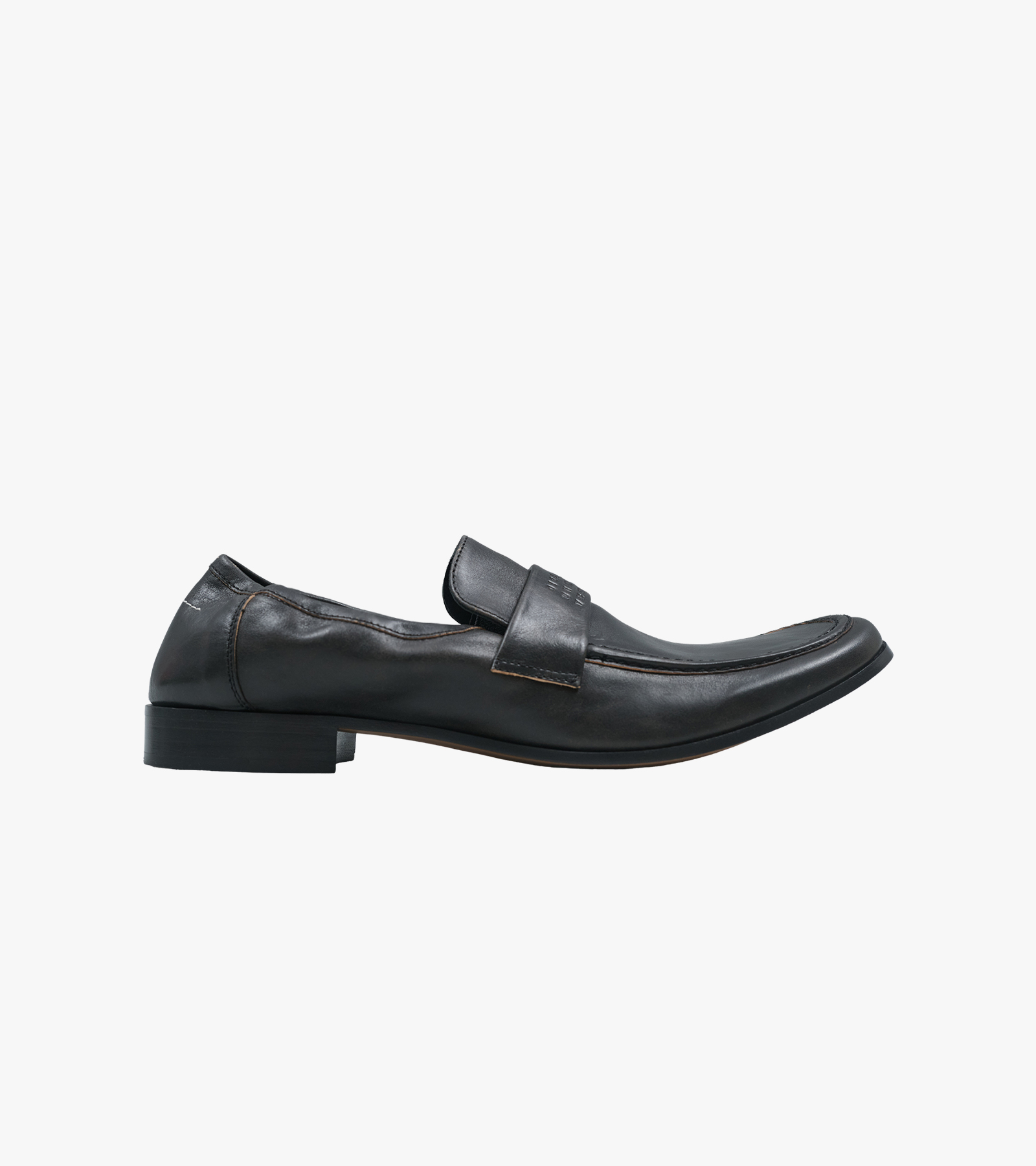 Leather Swing Toe Loafers