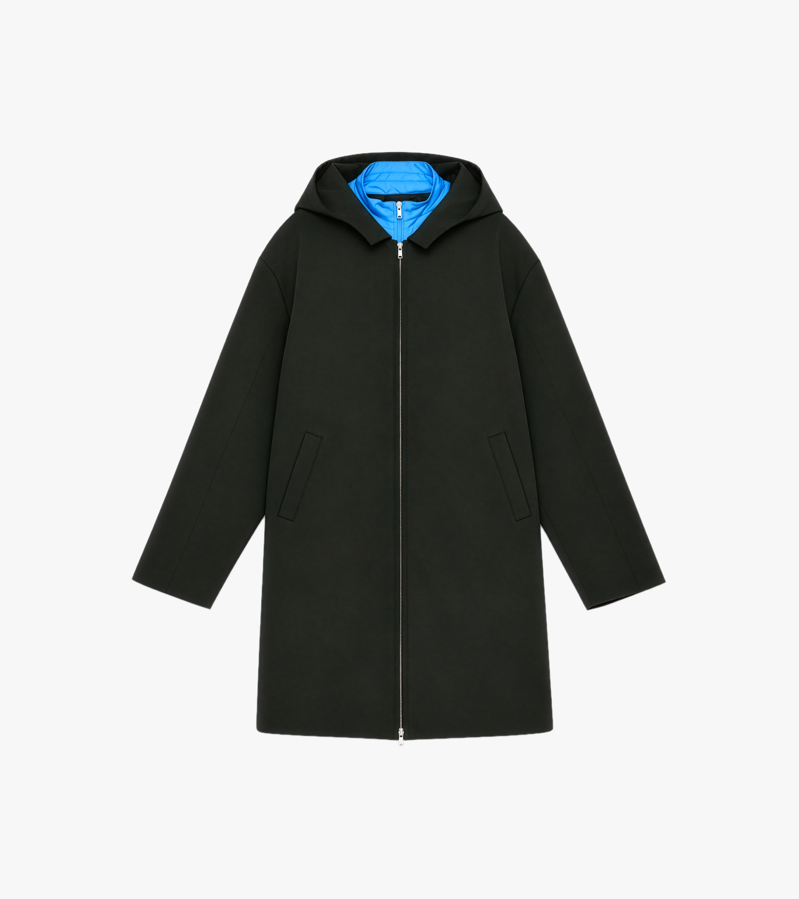 Double-Layered Contrast Parka