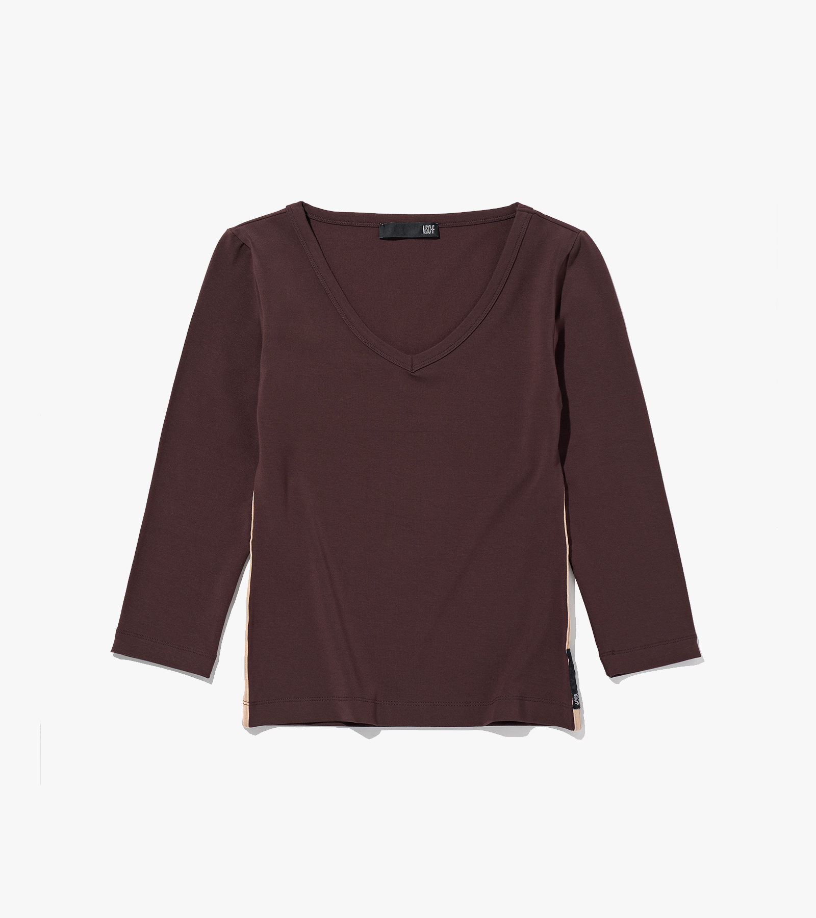 Essential V-Neck 3-Quarter Top