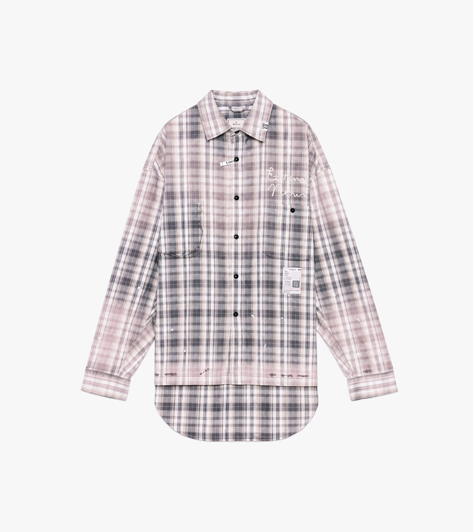 Vintage Like Check L/S Shirts