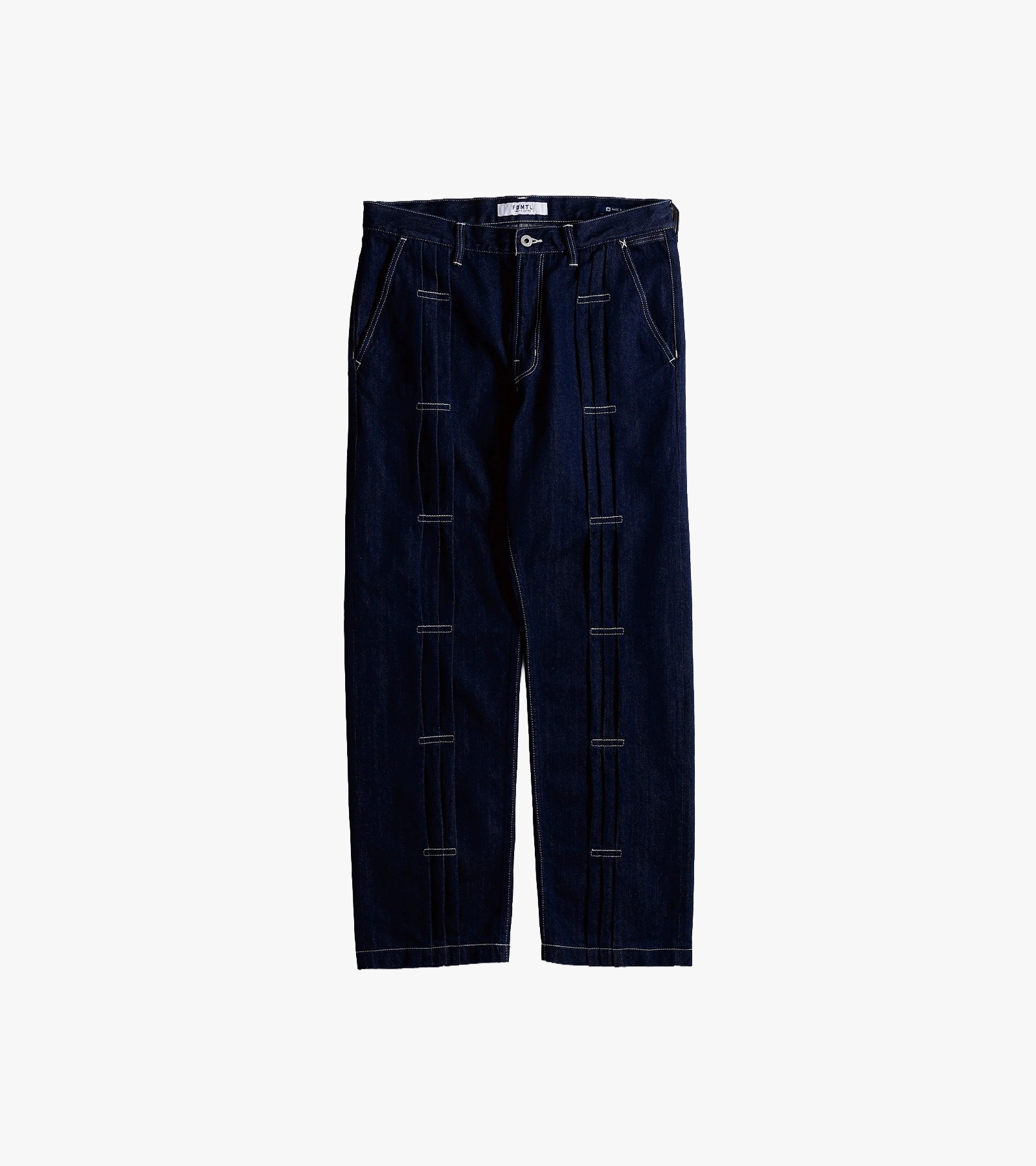 Pleats Denim Pants Rinse
