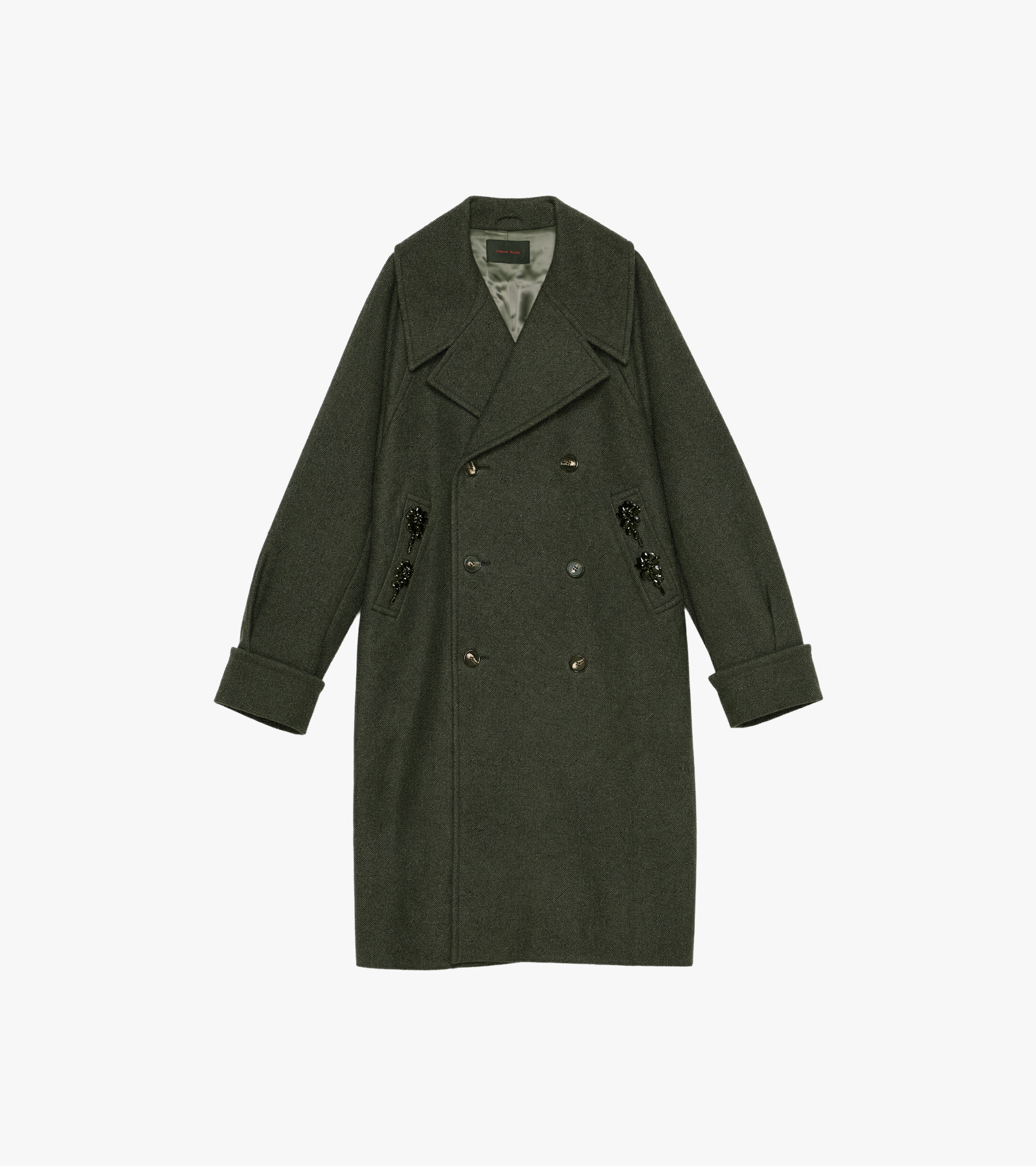 Double Breasted Slash Coat
