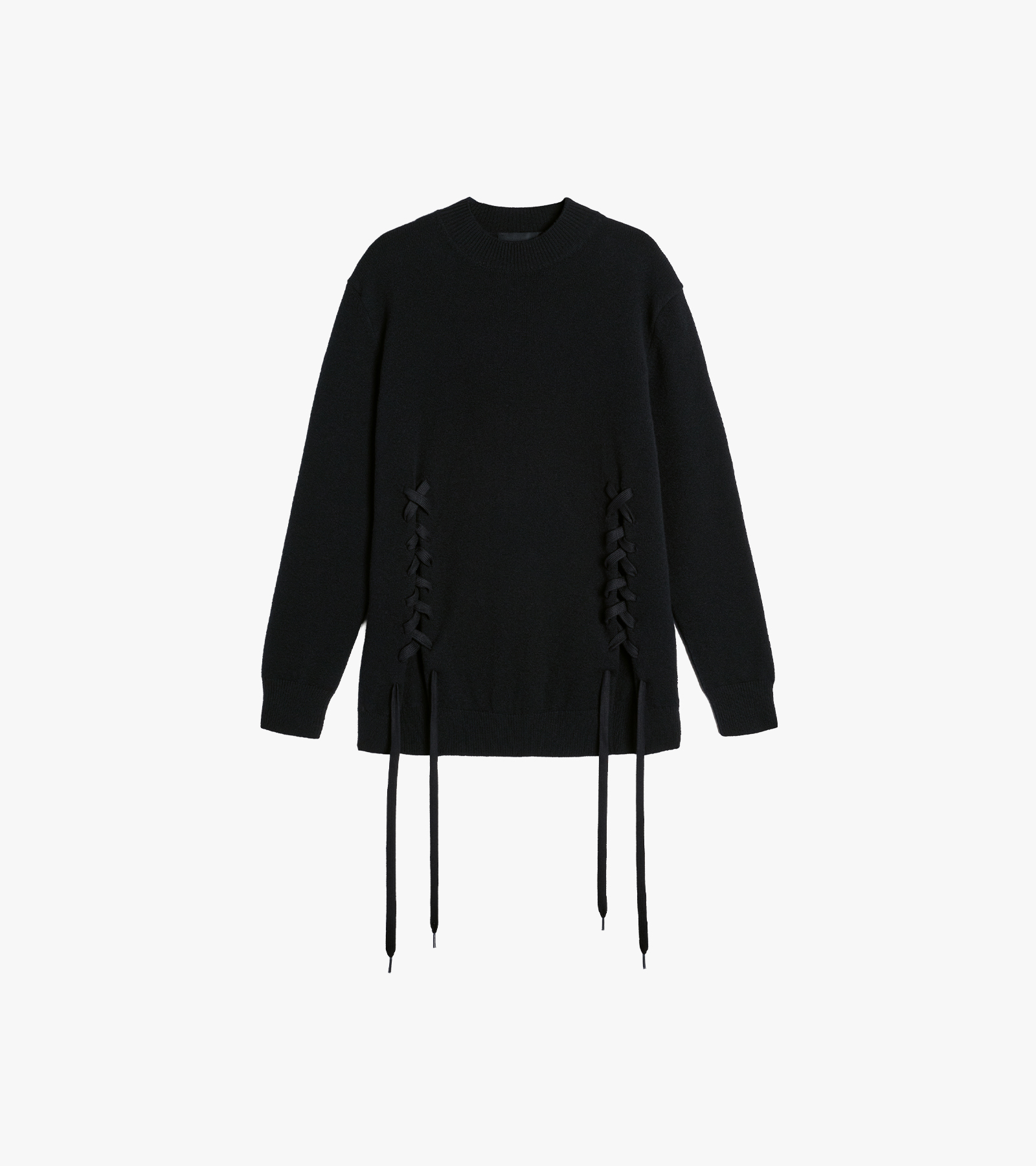 Merino Lace Up Hem Jumper