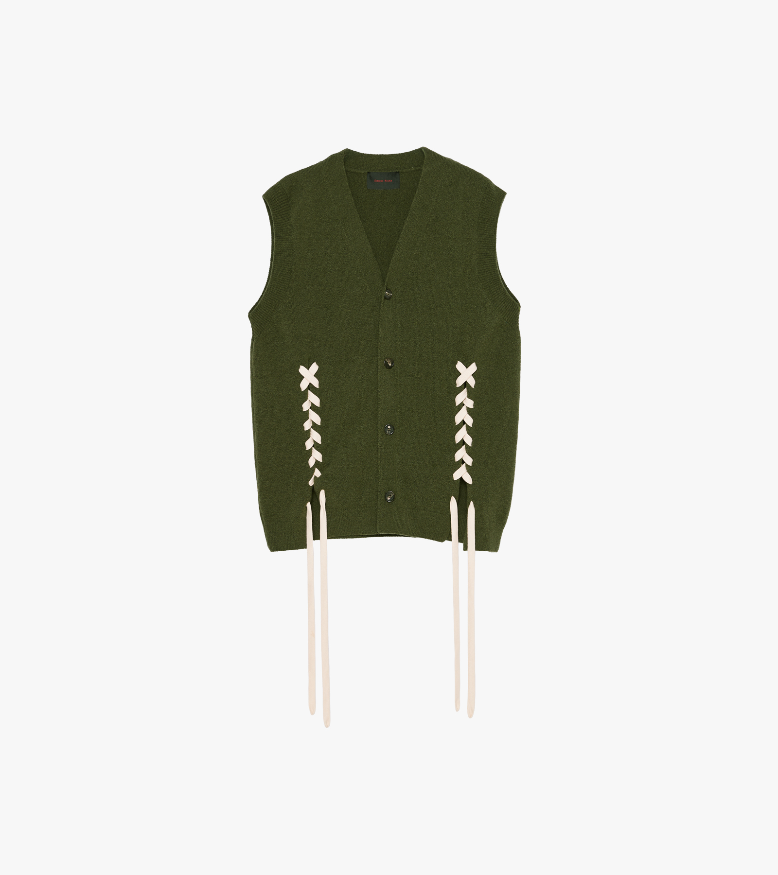Merino Lace Up Hem Vest
