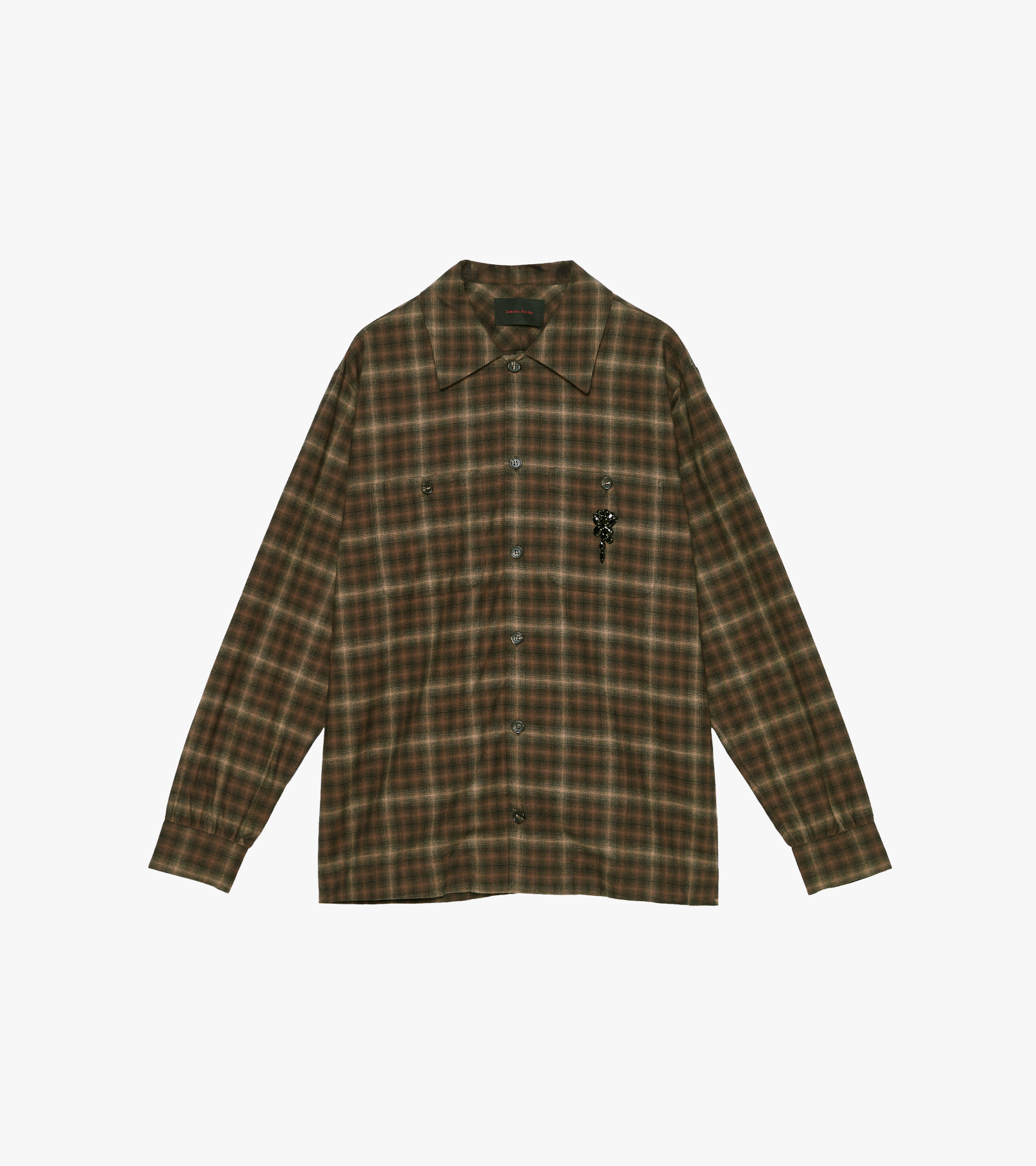 Military Flannel Shirt W/ Emb