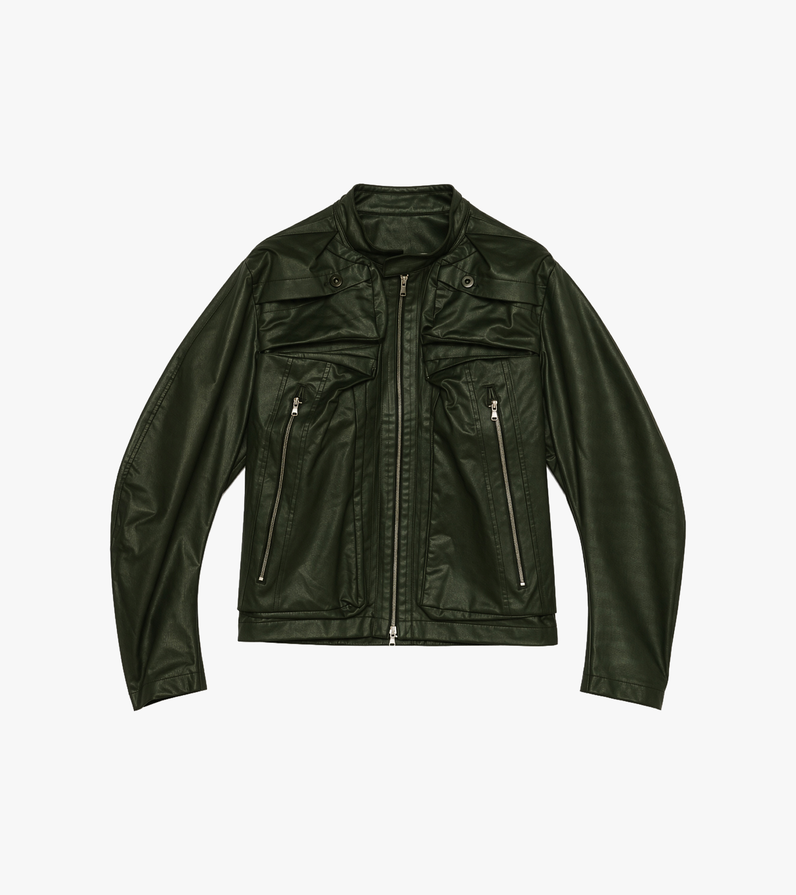Coated Slim Mass Rider Jacket